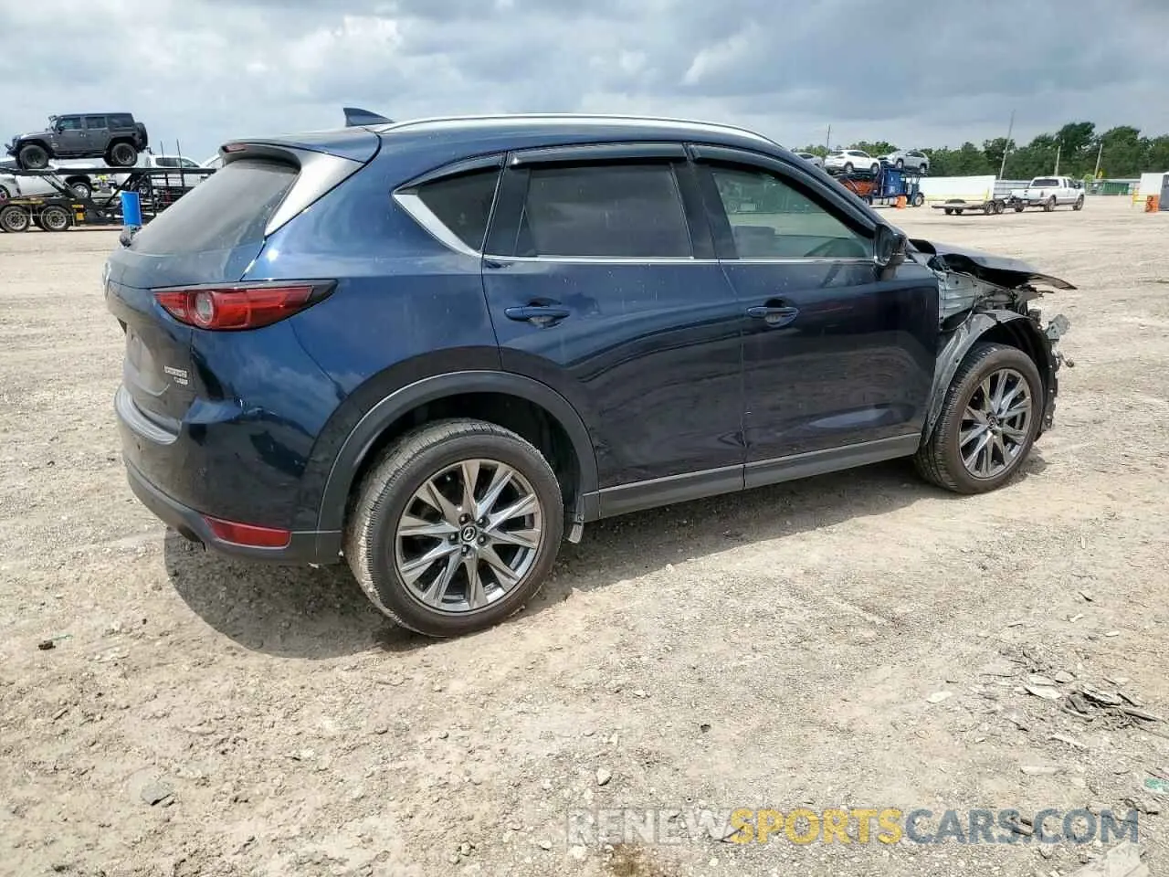3 fotografías del automóvil dañado JM3KFBEYXM0345020 MAZDA CX-5 2021