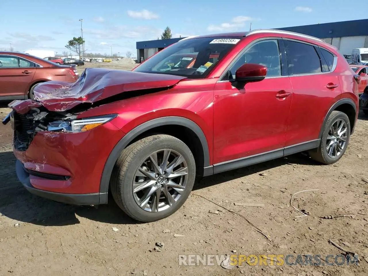 1 fotografías del automóvil dañado JM3KFBEYXM0434778 MAZDA CX-5 2021