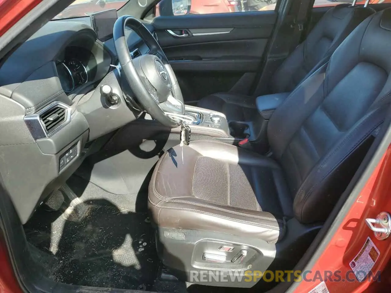 7 fotografías del automóvil dañado JM3KFBEYXM0434778 MAZDA CX-5 2021