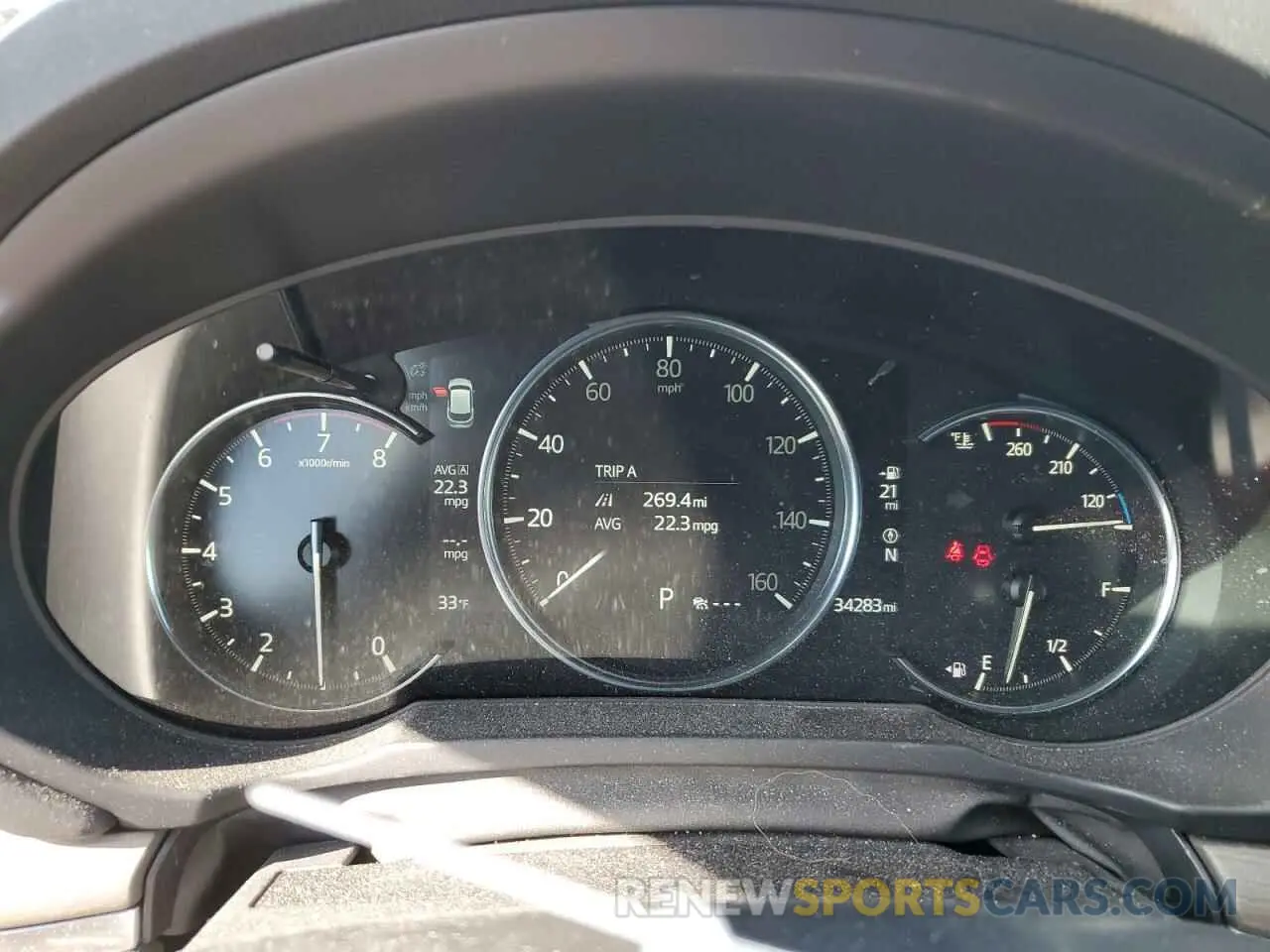 9 fotografías del automóvil dañado JM3KFBEYXM0434778 MAZDA CX-5 2021