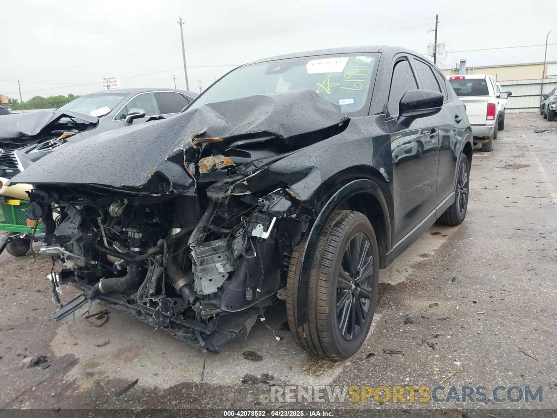 2 fotografías del automóvil dañado JM3KFBAY6N0619417 MAZDA CX-5 2022