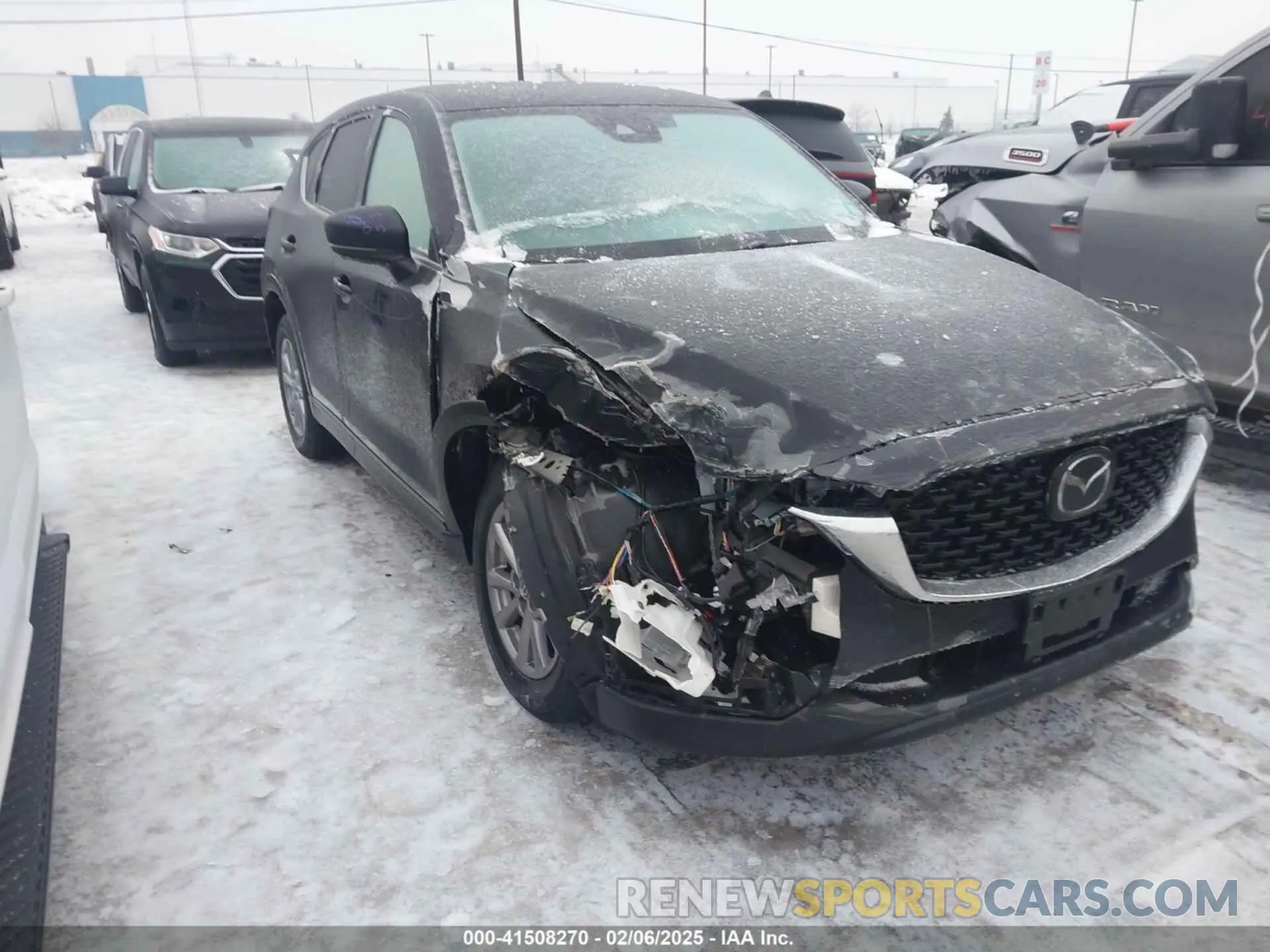 6 fotografías del automóvil dañado JM3KFBBM5N0540879 MAZDA CX-5 2022