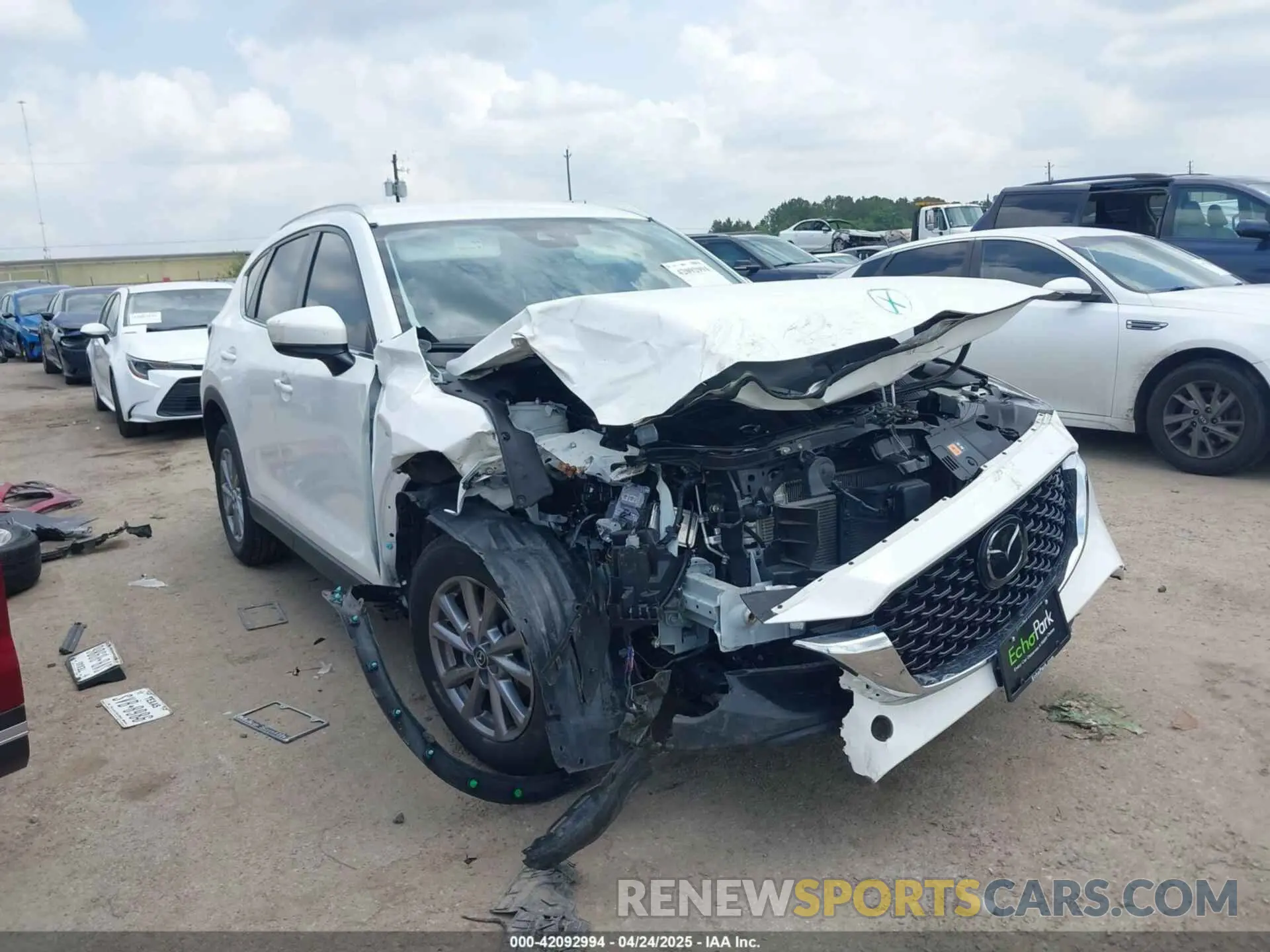 1 fotografías del automóvil dañado JM3KFBBM7N0533805 MAZDA CX-5 2022