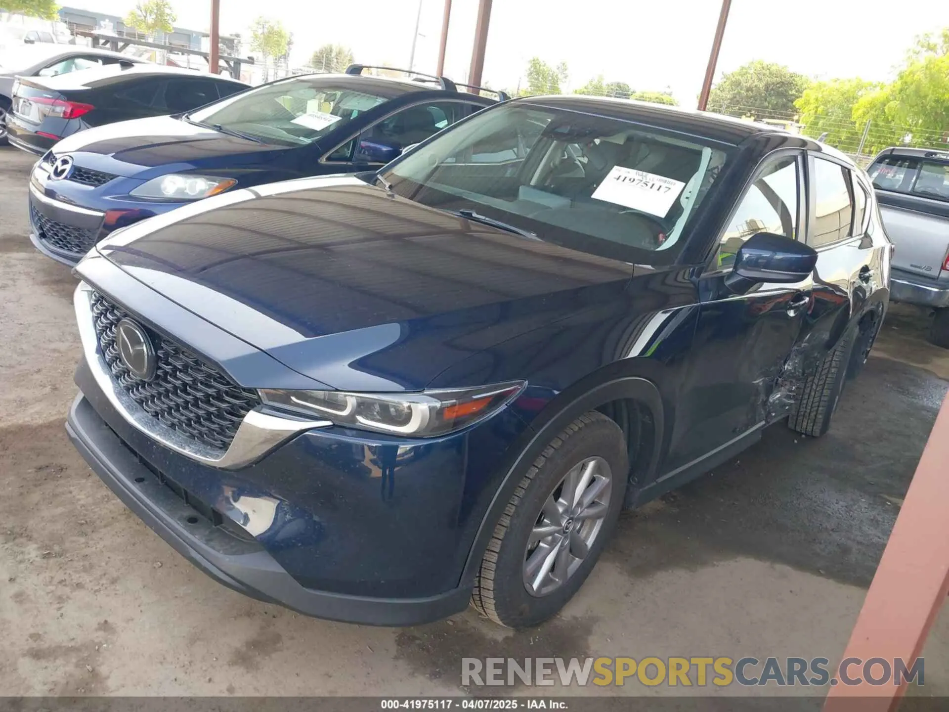 2 fotografías del automóvil dañado JM3KFBBM8N0597464 MAZDA CX-5 2022