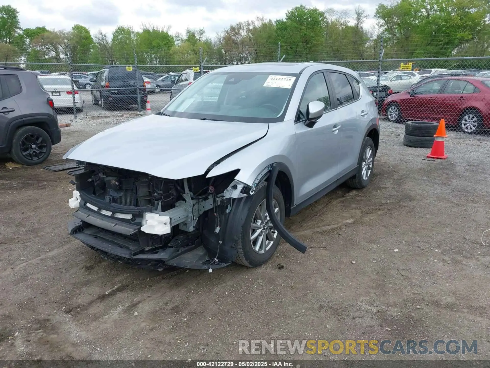 2 fotografías del automóvil dañado JM3KFBCM4N1590262 MAZDA CX-5 2022