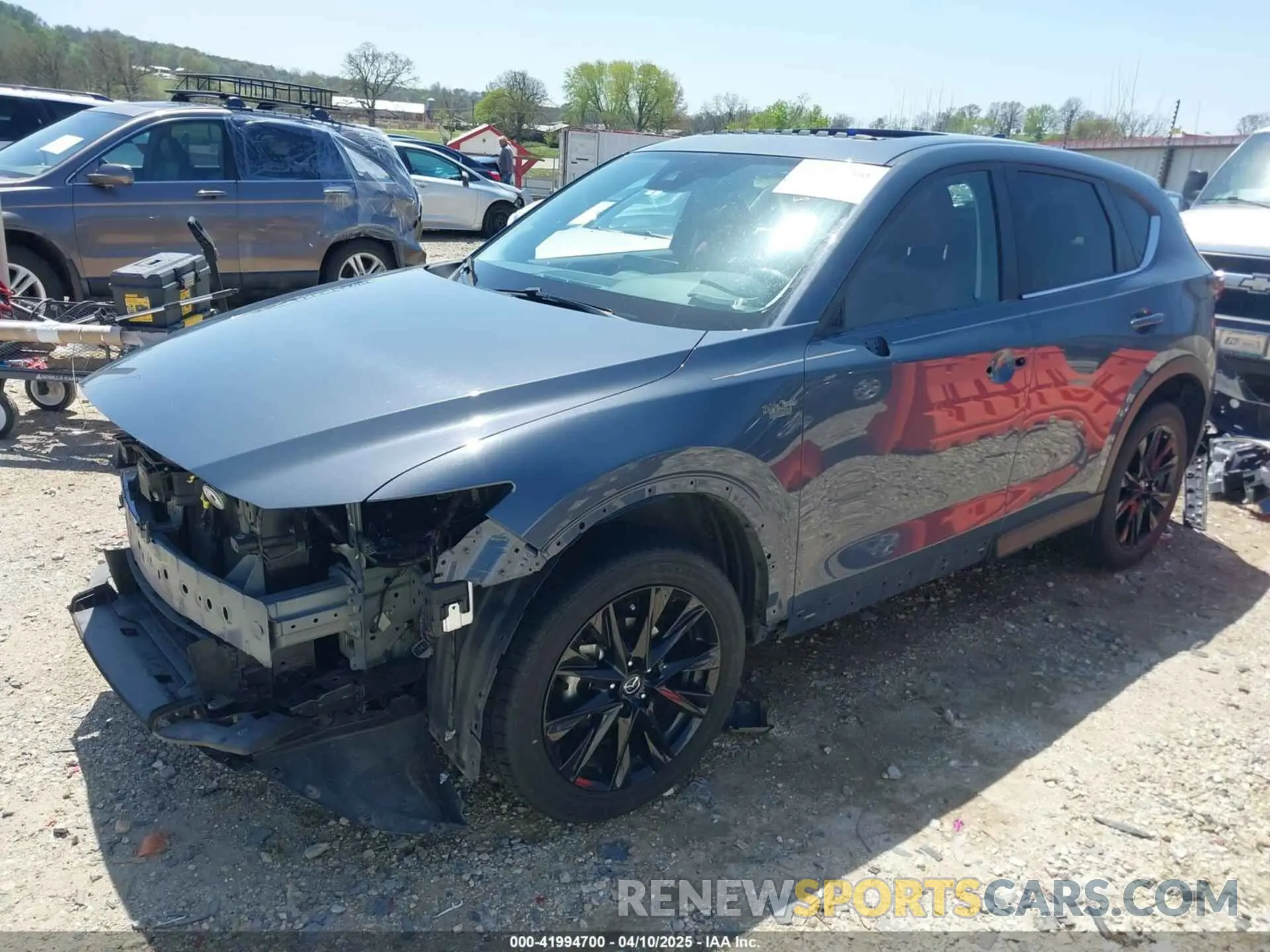 2 fotografías del automóvil dañado JM3KFBCM7N1543338 MAZDA CX-5 2022
