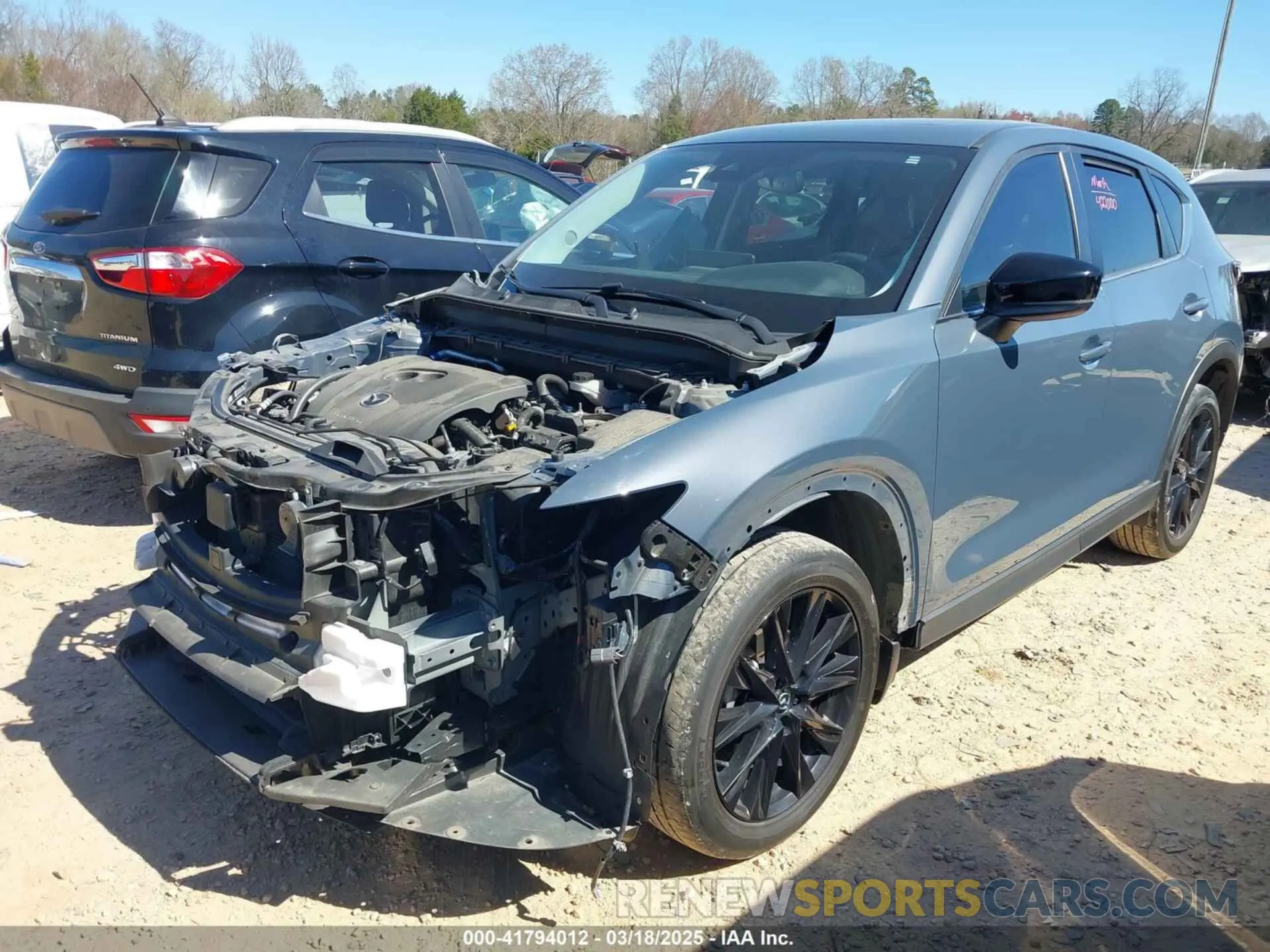 2 fotografías del automóvil dañado JM3KFBCM8N0584325 MAZDA CX-5 2022