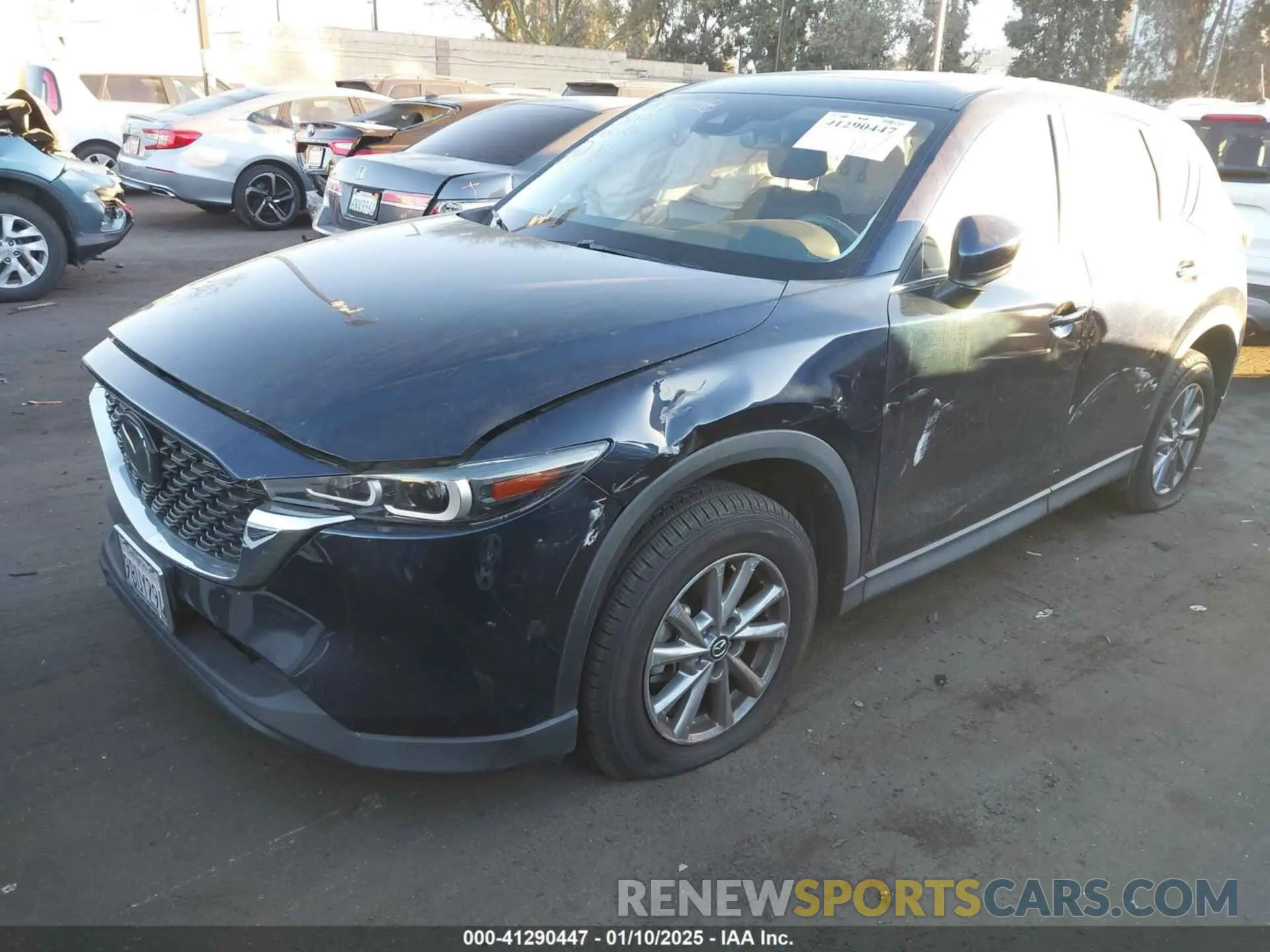 2 fotografías del automóvil dañado JM3KFBCM9N1609405 MAZDA CX-5 2022