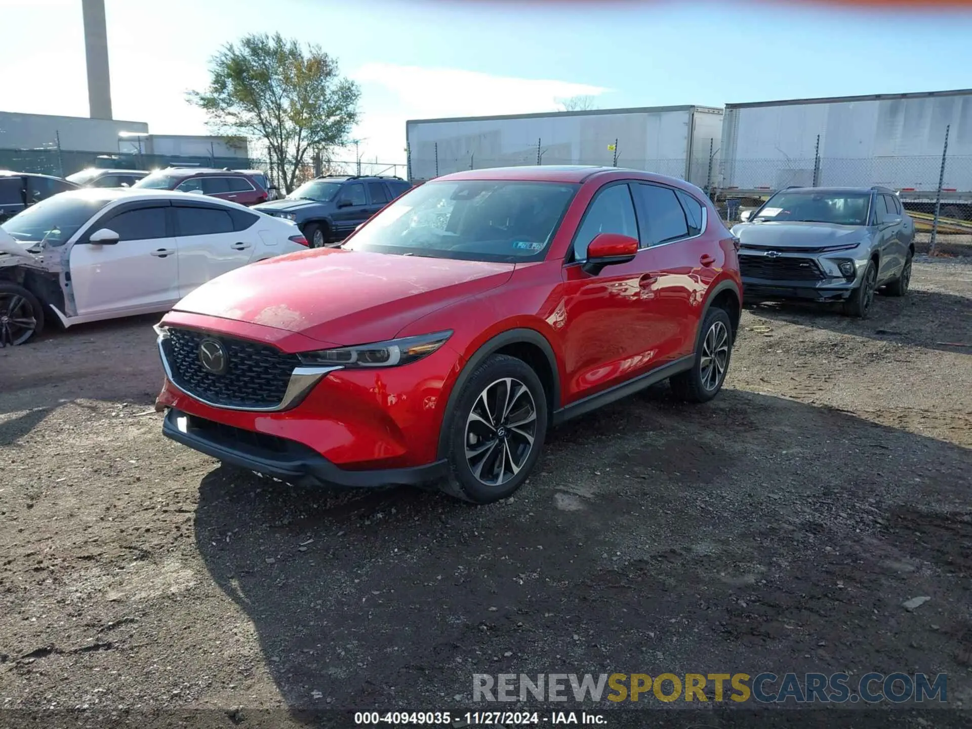 2 fotografías del automóvil dañado JM3KFBDM1N0540200 MAZDA CX-5 2022