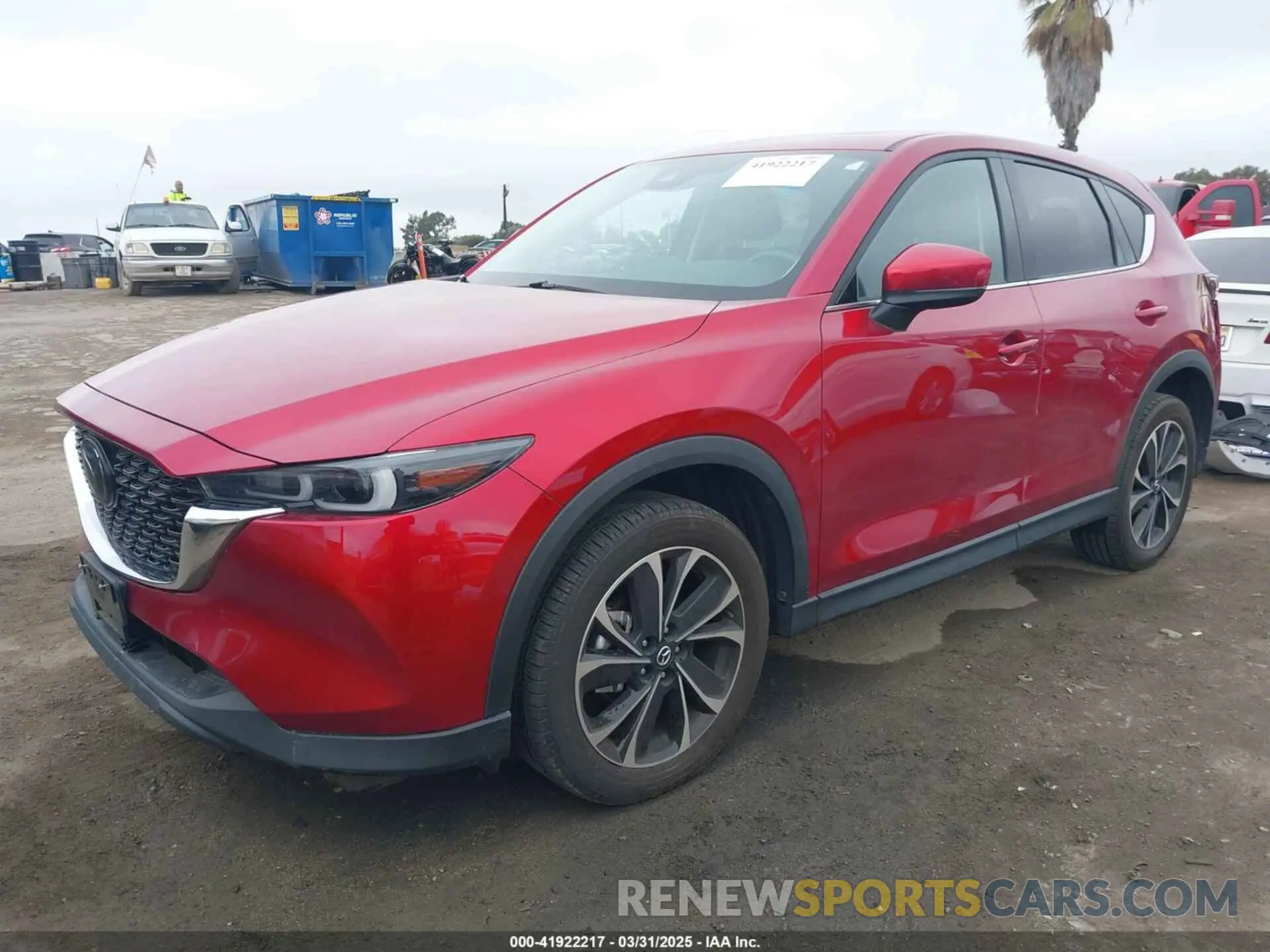 2 fotografías del automóvil dañado JM3KFBDM2N0648342 MAZDA CX-5 2022