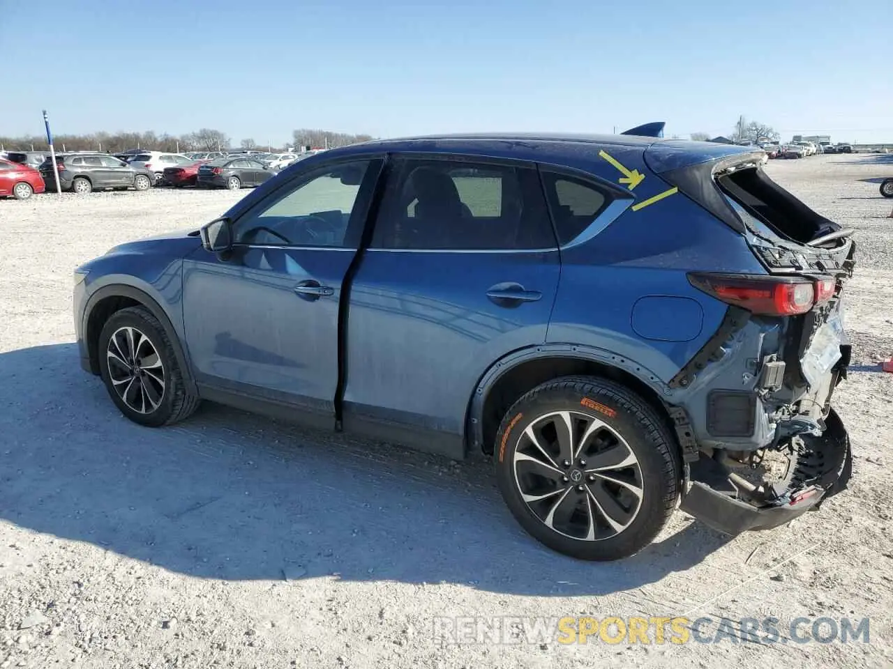 2 fotografías del automóvil dañado JM3KFBDM6N0523151 MAZDA CX-5 2022