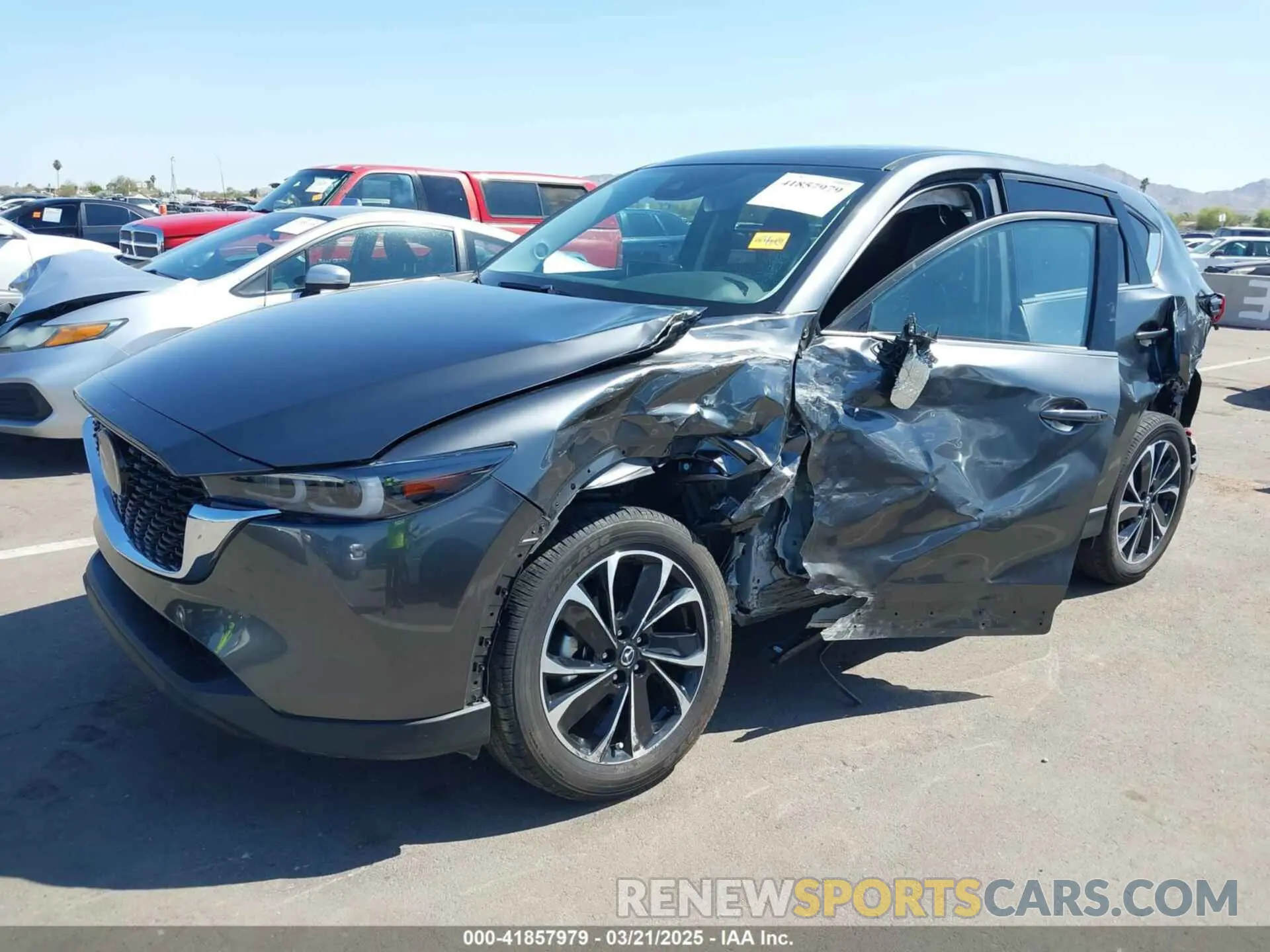 2 fotografías del automóvil dañado JM3KFBDM7N0639118 MAZDA CX-5 2022