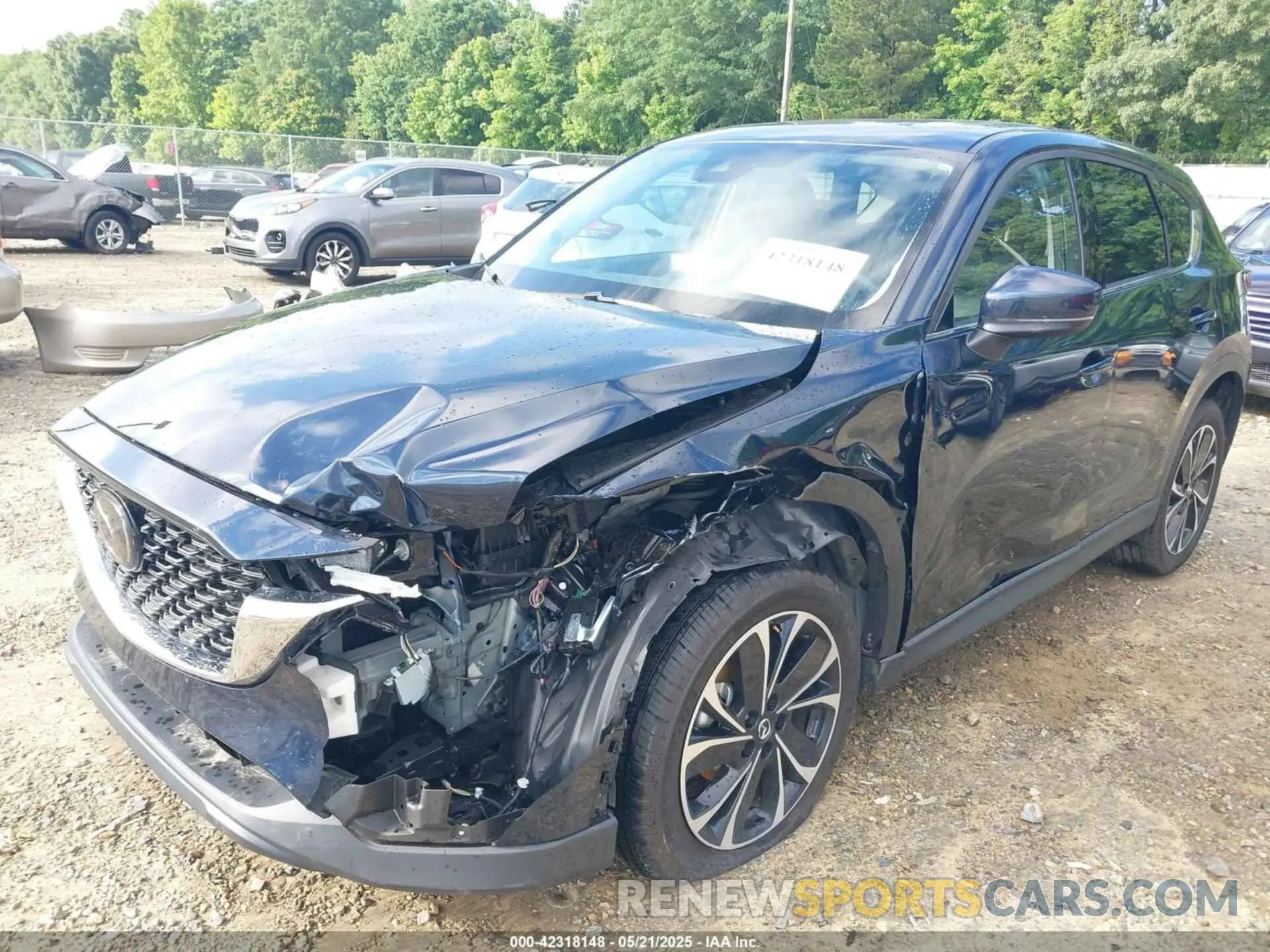 6 fotografías del automóvil dañado JM3KFBEMXN1537398 MAZDA CX-5 2022