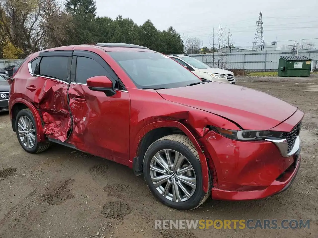 4 fotografías del automóvil dañado JM3KFBEY6N0641556 MAZDA CX-5 2022