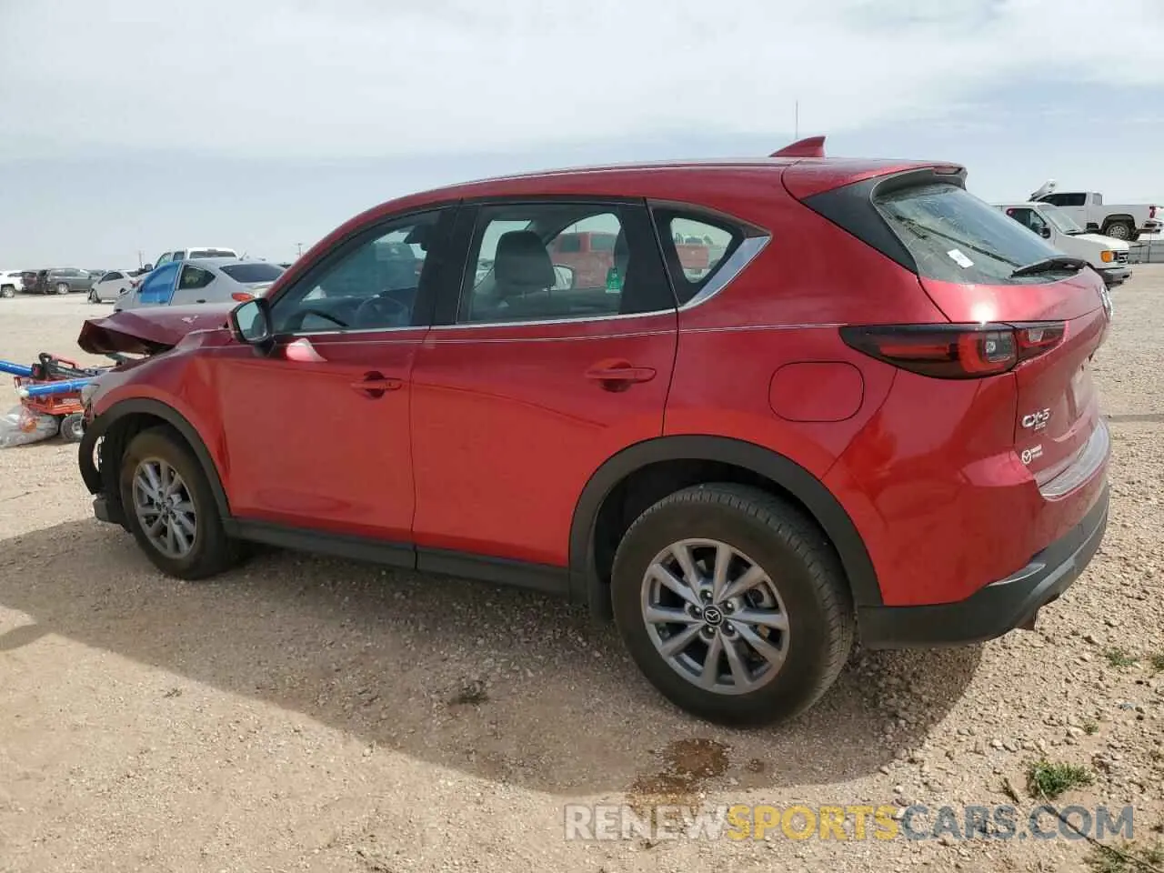 2 fotografías del automóvil dañado JM3KFBAM2P0239314 MAZDA CX-5 2023