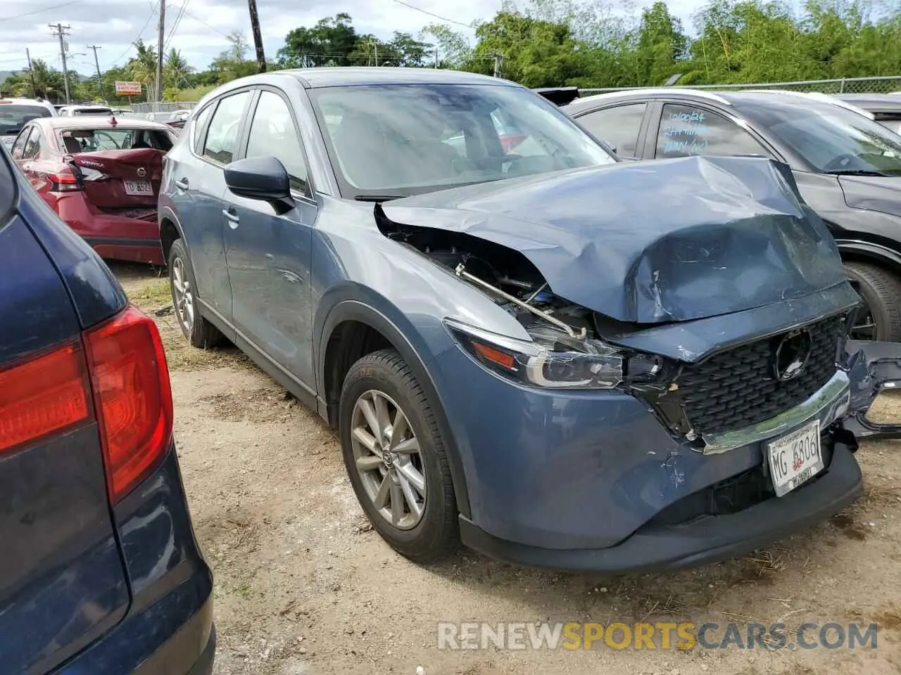 4 fotografías del automóvil dañado JM3KFBAM6P0163340 MAZDA CX-5 2023