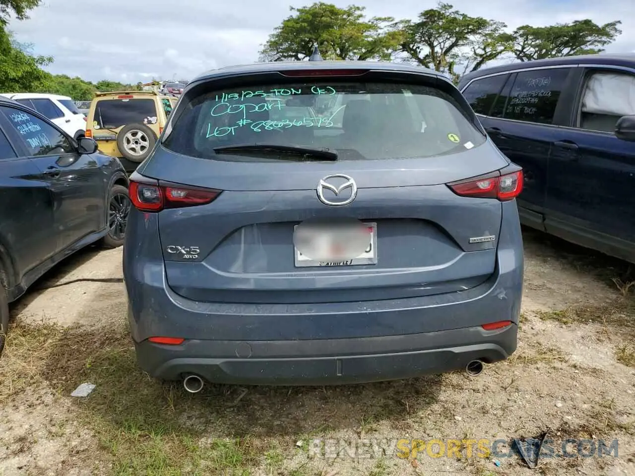 6 fotografías del automóvil dañado JM3KFBAM6P0163340 MAZDA CX-5 2023