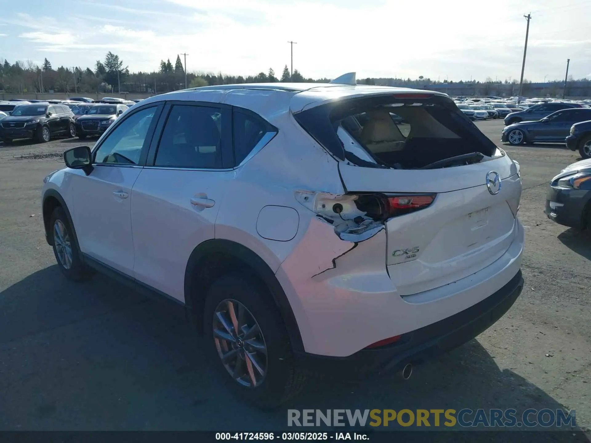 6 fotografías del automóvil dañado JM3KFBBM9P0142478 MAZDA CX-5 2023