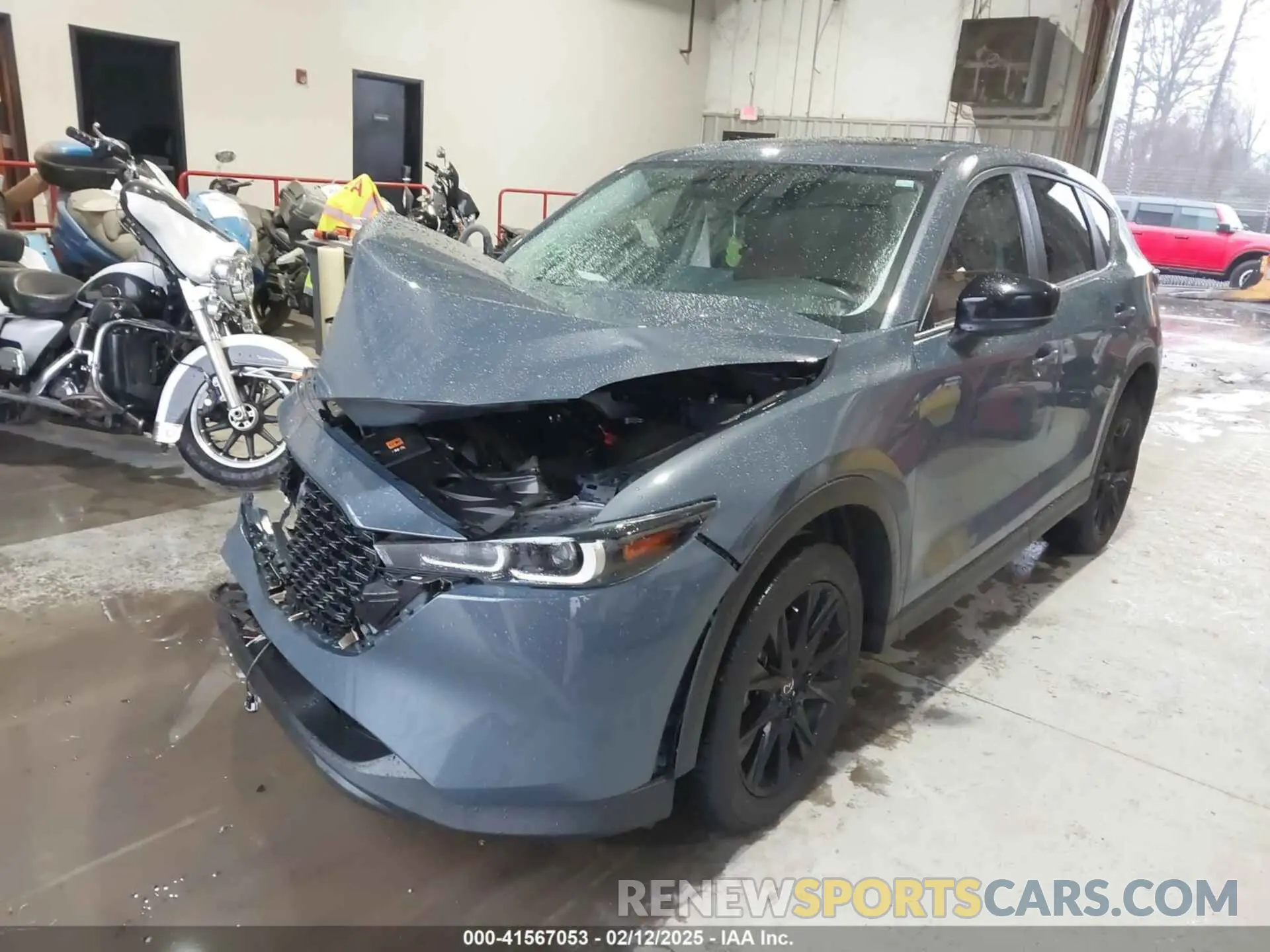 2 fotografías del automóvil dañado JM3KFBCM0P0170457 MAZDA CX-5 2023