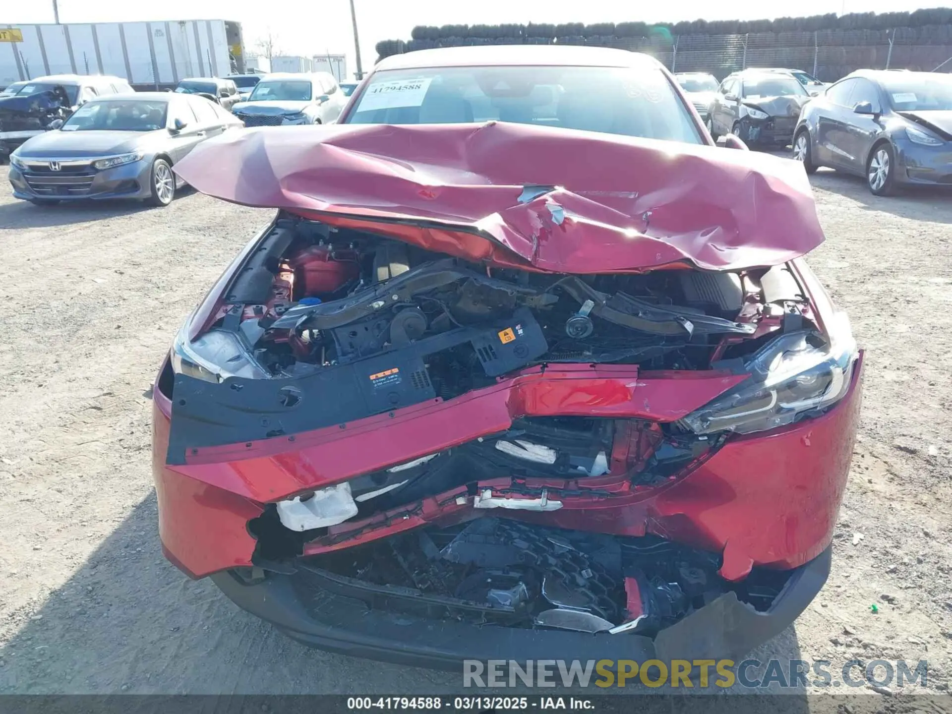 6 fotografías del automóvil dañado JM3KFBCM4P0130107 MAZDA CX-5 2023
