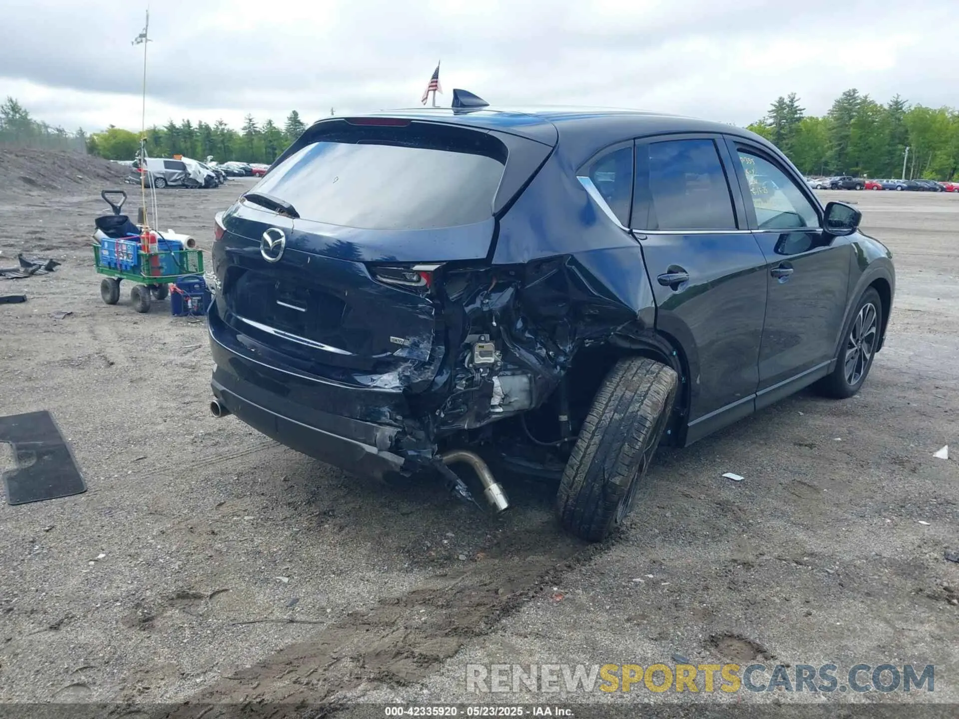 4 fotografías del automóvil dañado JM3KFBEM5P0203255 MAZDA CX-5 2023