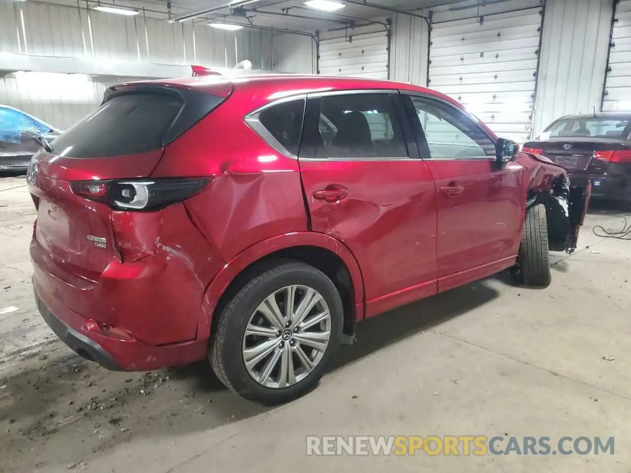 3 fotografías del automóvil dañado JM3KFBXY8P0152835 MAZDA CX-5 2023