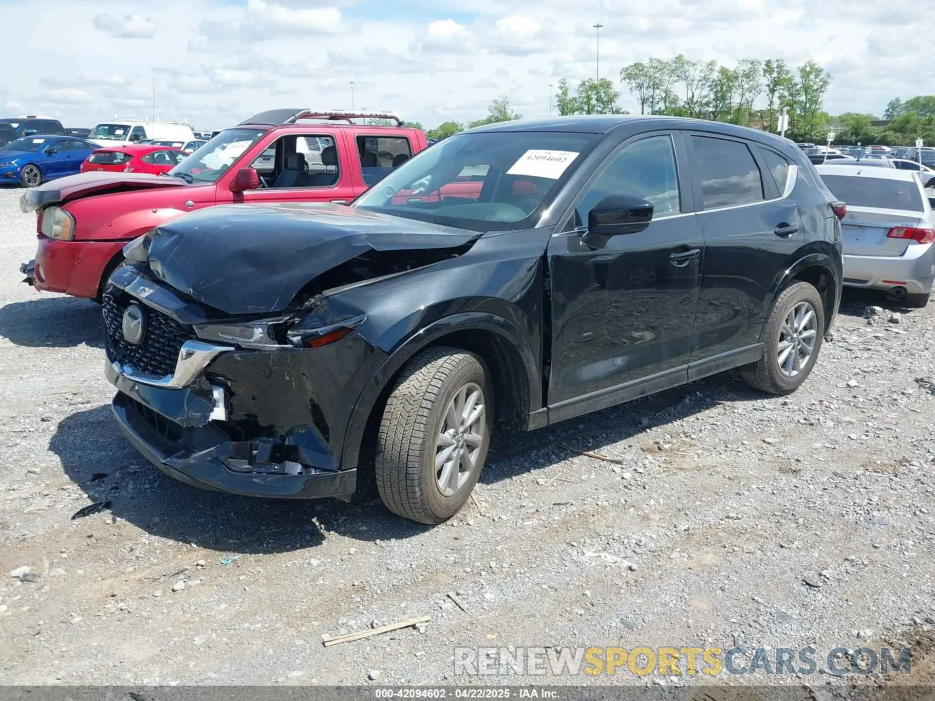 2 fotografías del automóvil dañado JM3KFBBL5R0480597 MAZDA CX-5 2024