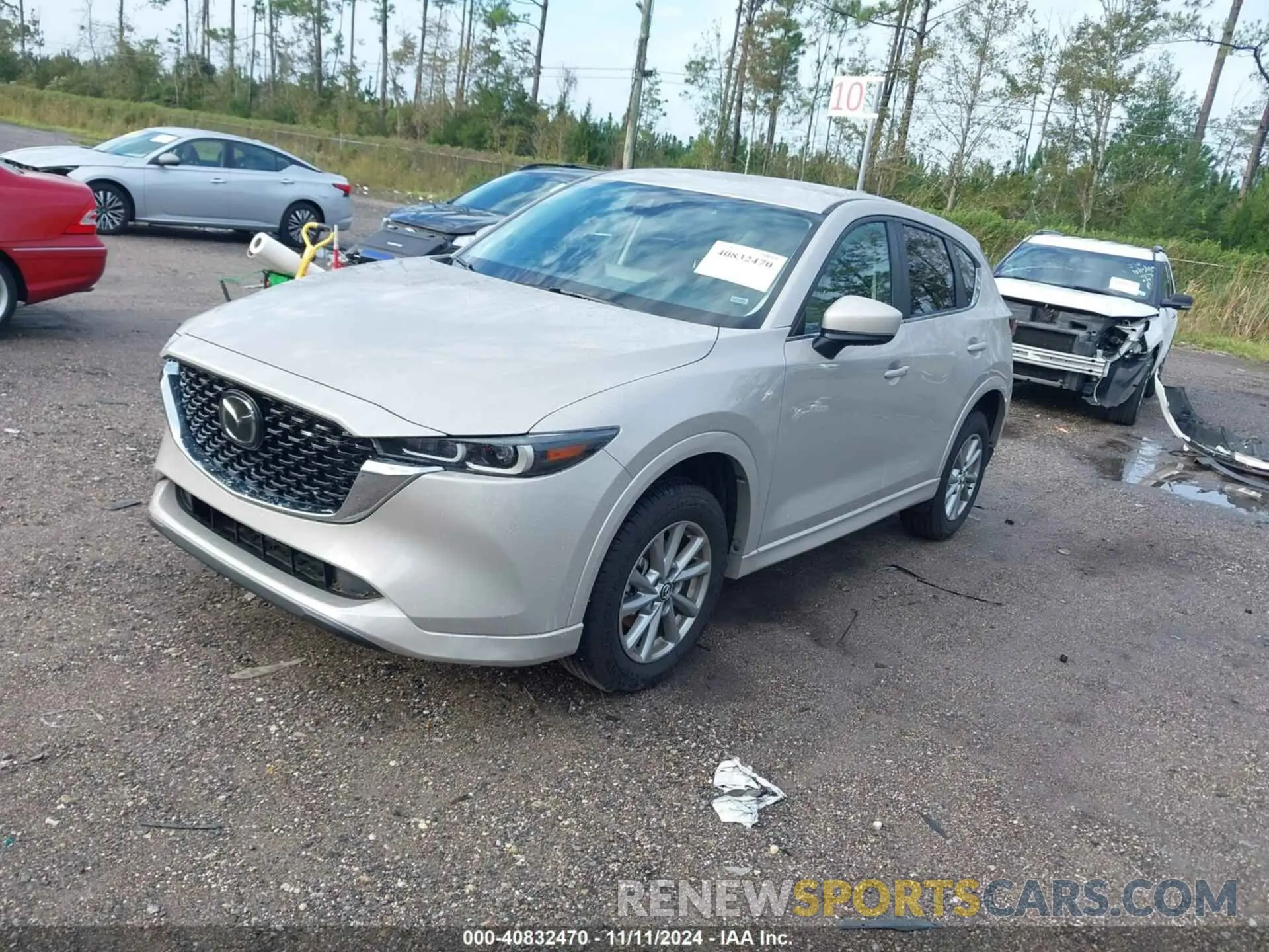 2 fotografías del automóvil dañado JM3KFBBL5R0502498 MAZDA CX-5 2024