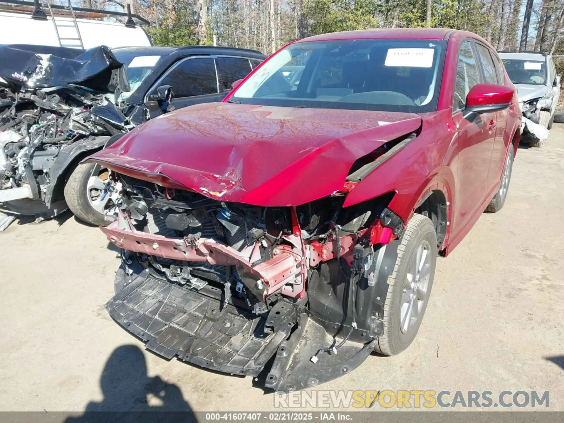 6 fotografías del automóvil dañado JM3KFBBL7R0410809 MAZDA CX-5 2024