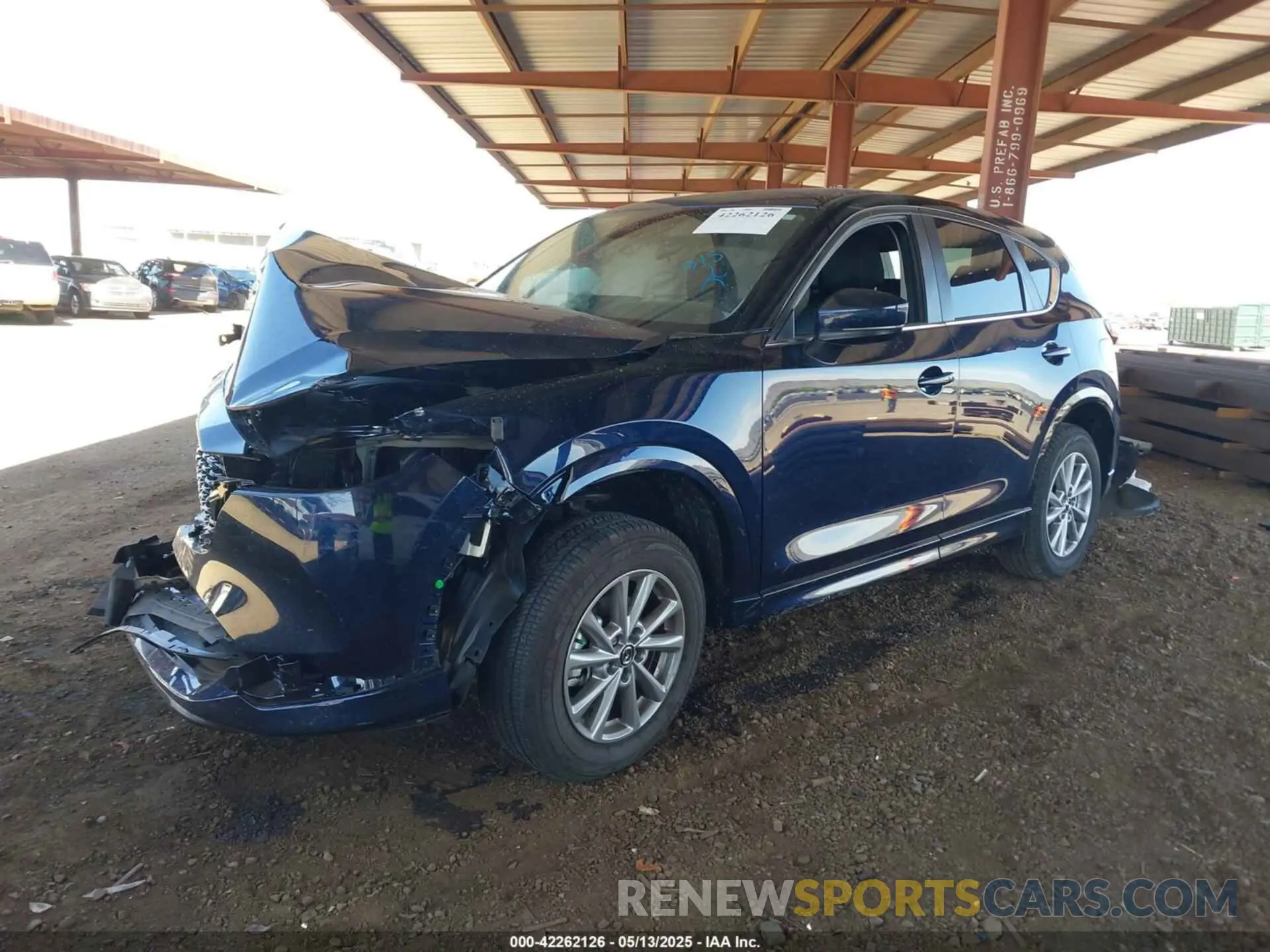 2 fotografías del automóvil dañado JM3KFBBL8R0478424 MAZDA CX-5 2024
