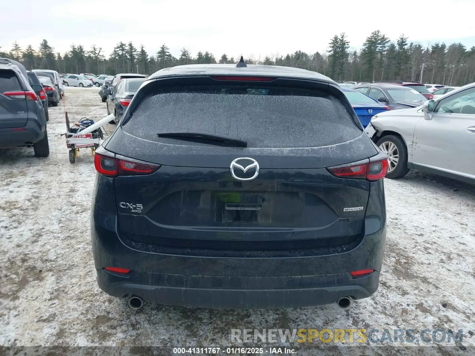 16 fotografías del automóvil dañado JM3KFBCL0R0424338 MAZDA CX-5 2024