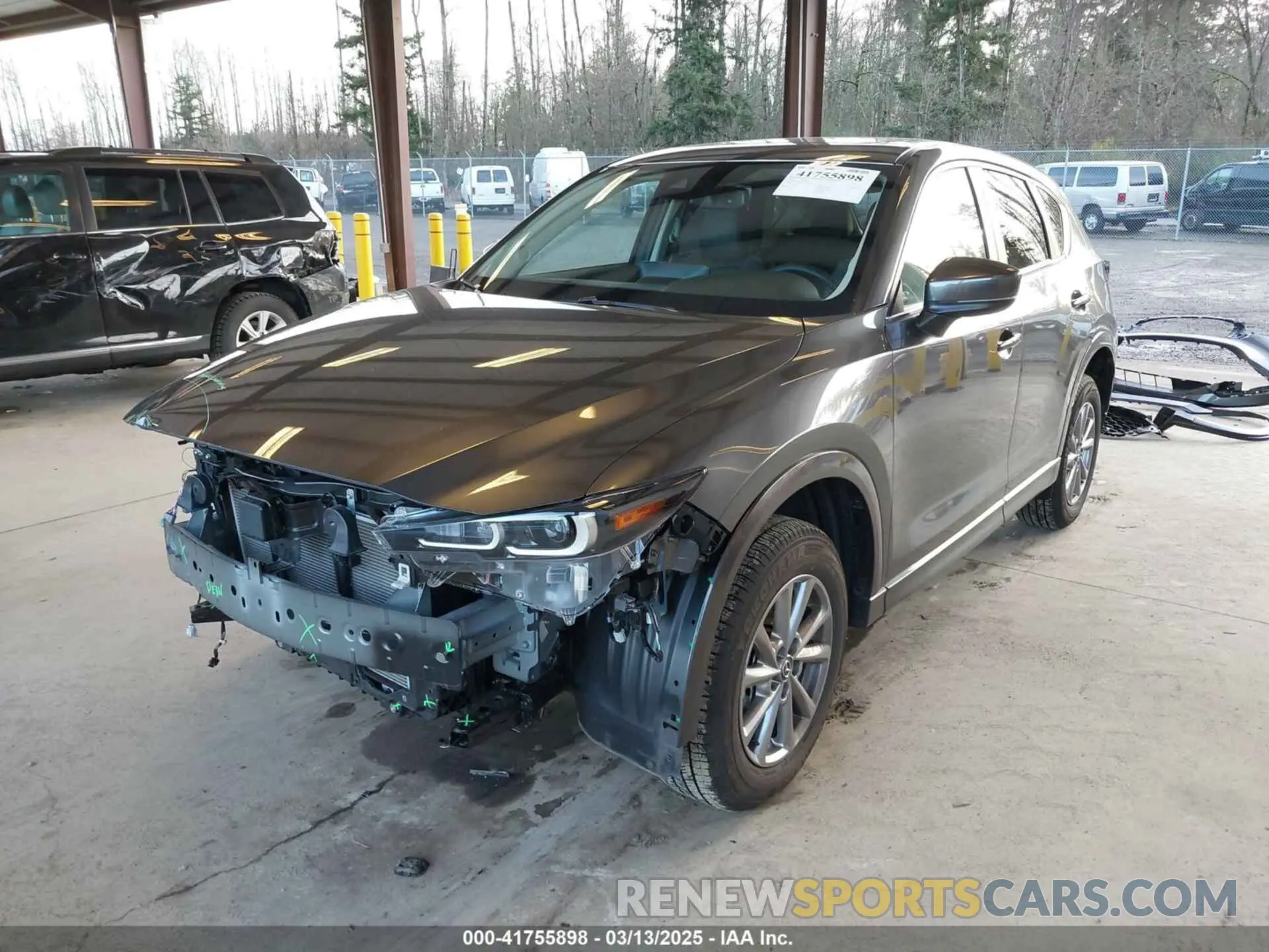 2 fotografías del automóvil dañado JM3KFBCL1R0428883 MAZDA CX-5 2024