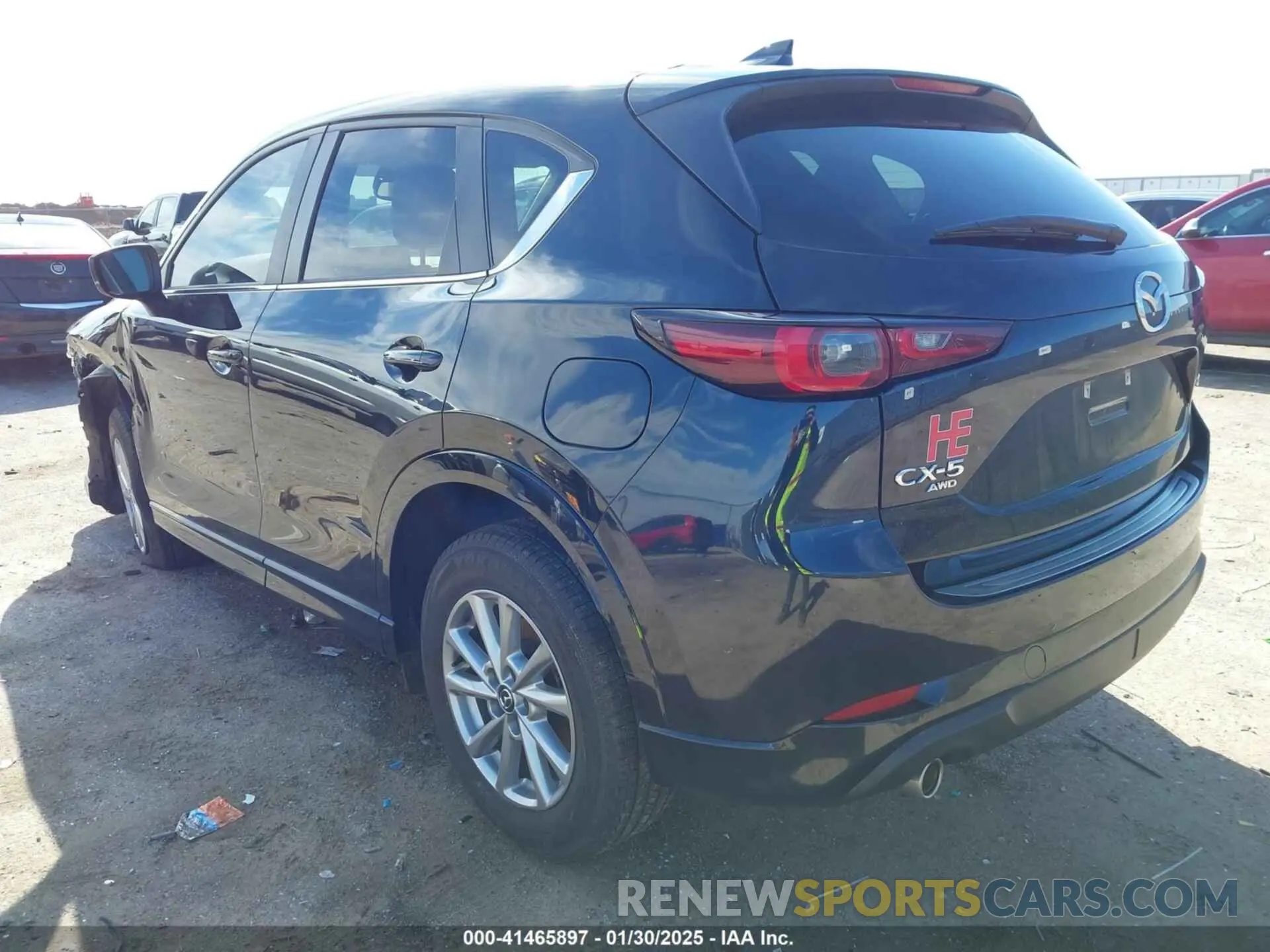 3 fotografías del automóvil dañado JM3KFBCL1R0432531 MAZDA CX-5 2024