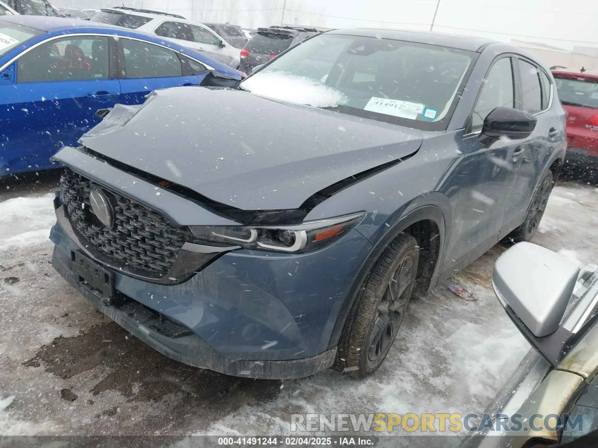 2 fotografías del automóvil dañado JM3KFBCL1R0447627 MAZDA CX-5 2024