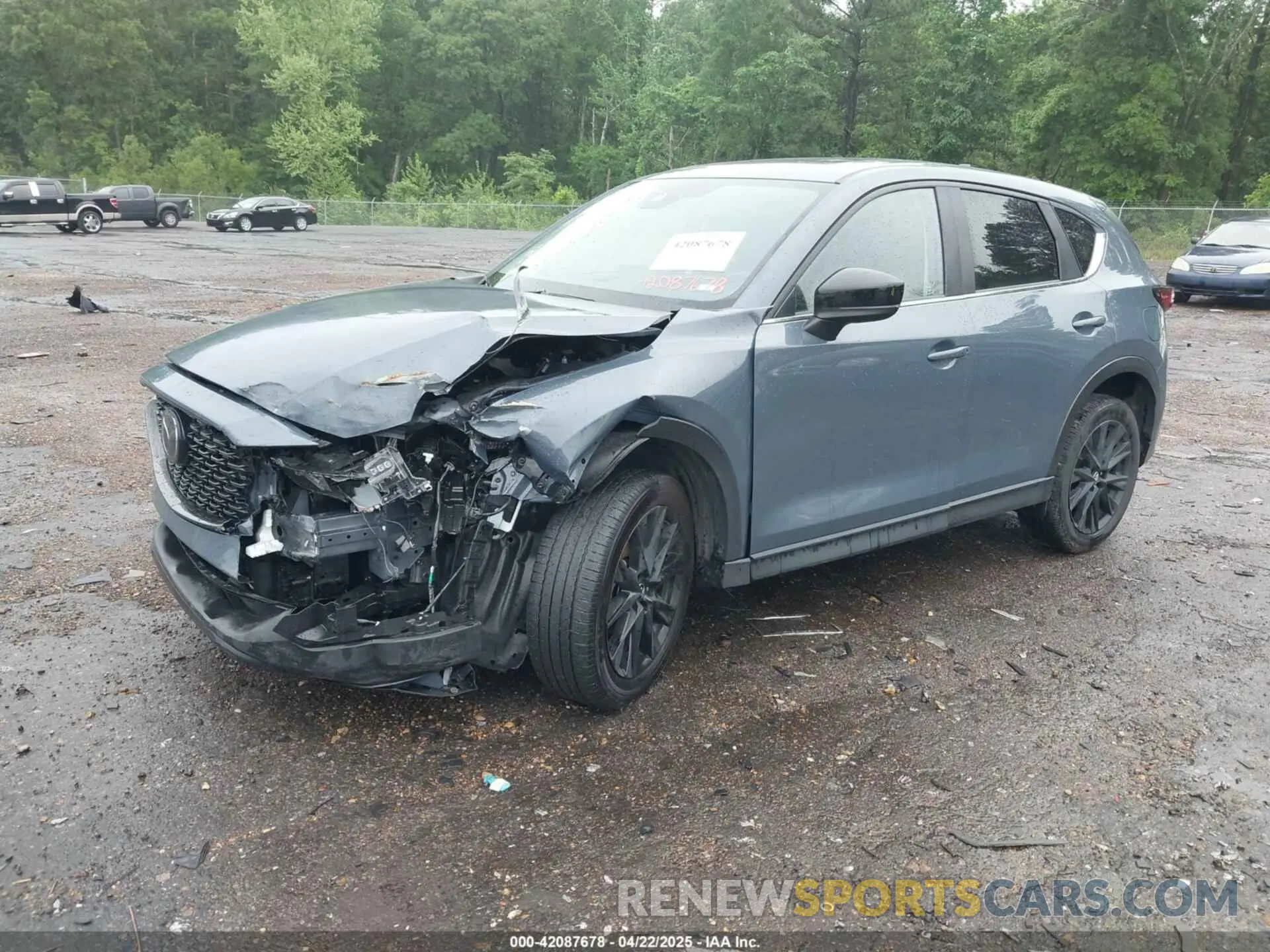 2 fotografías del automóvil dañado JM3KFBCL1R0457803 MAZDA CX-5 2024