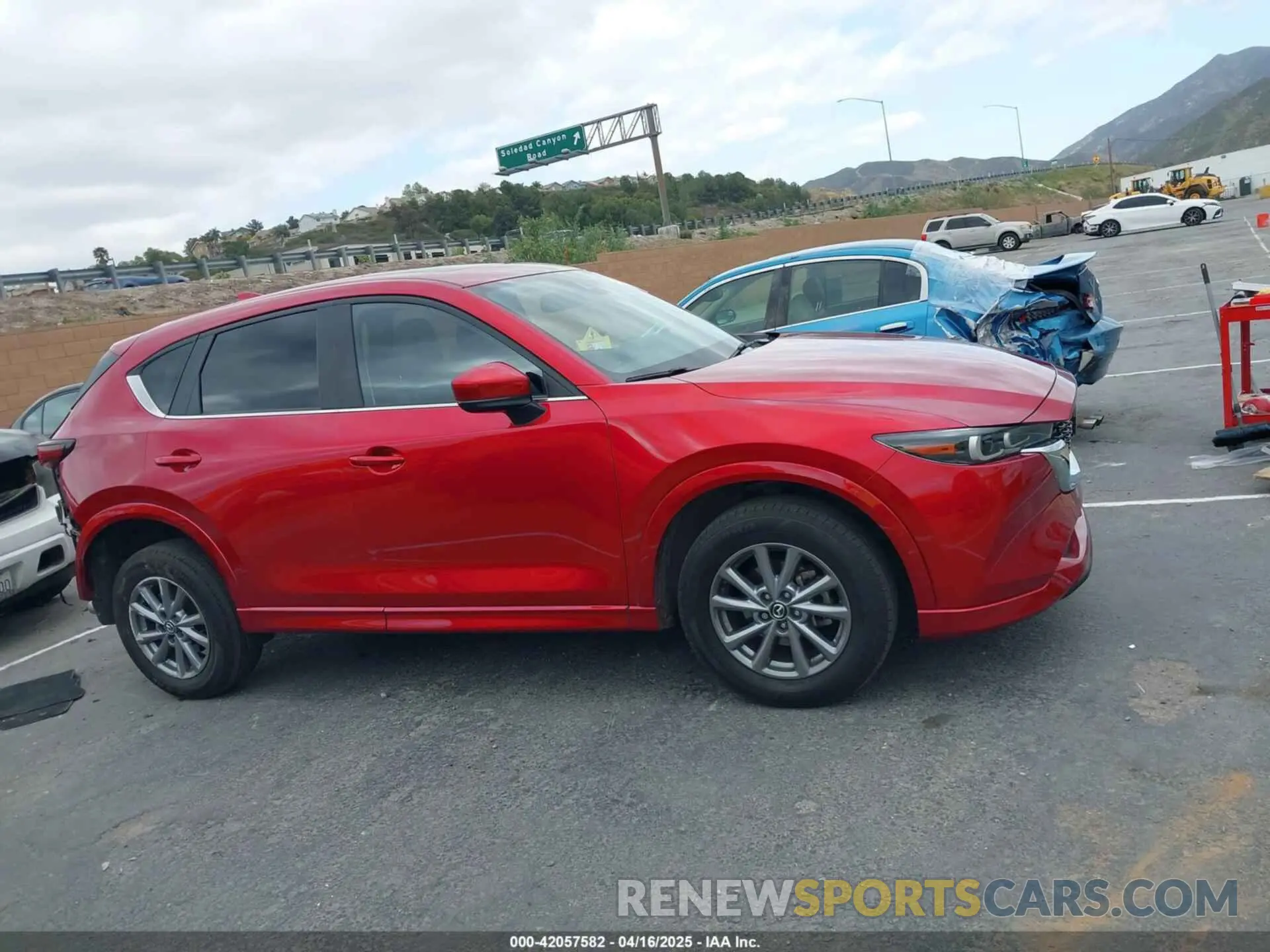 14 fotografías del automóvil dañado JM3KFBCL3R0431347 MAZDA CX-5 2024