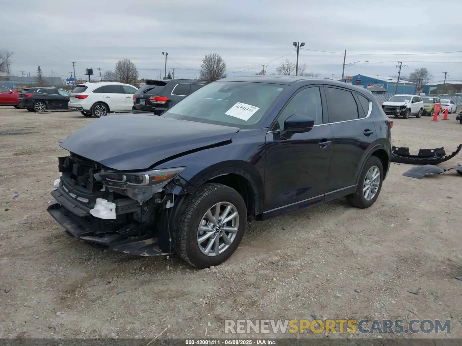 2 fotografías del automóvil dañado JM3KFBCL6R0477030 MAZDA CX-5 2024