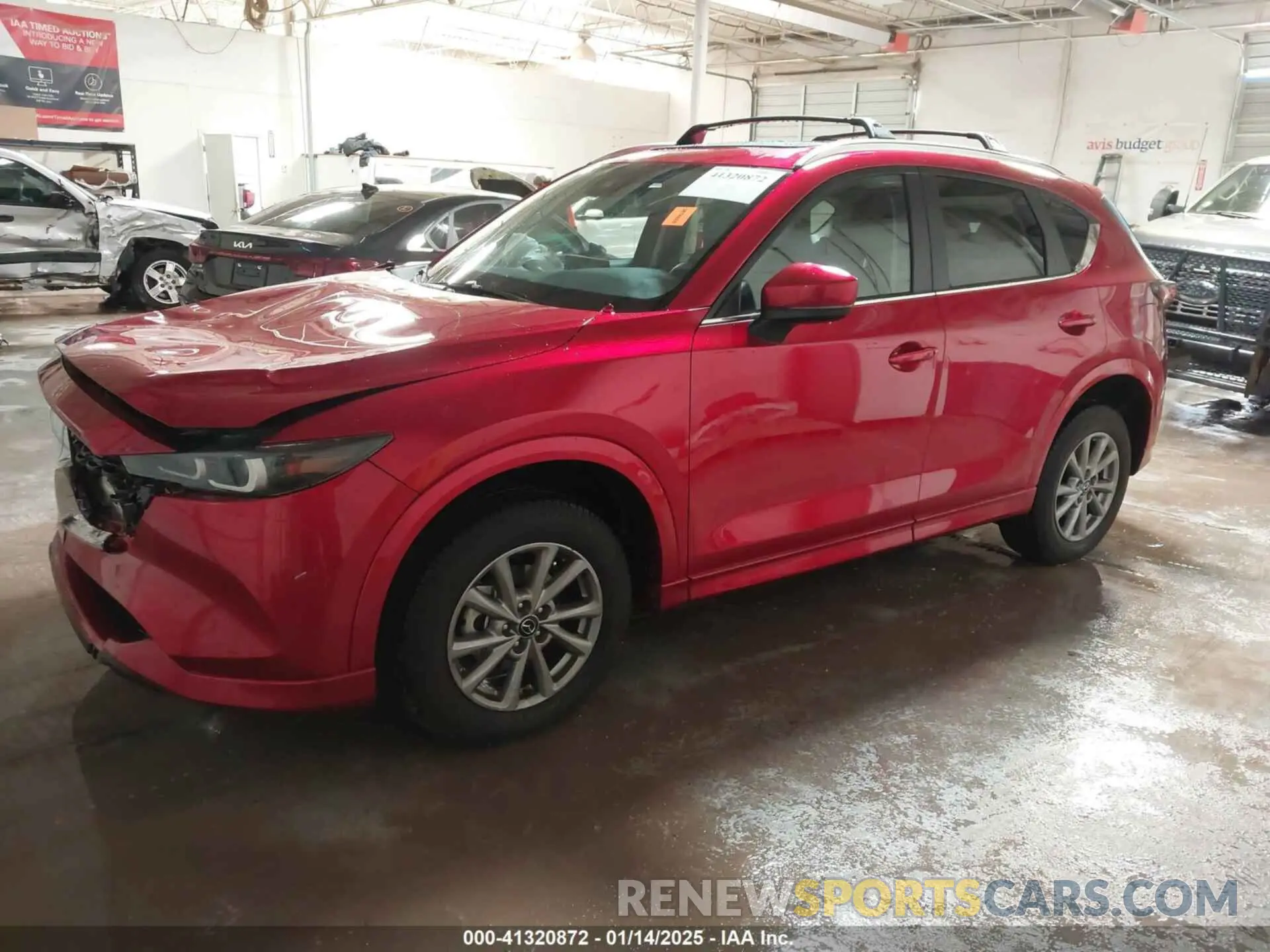 2 fotografías del automóvil dañado JM3KFBCL7R0444165 MAZDA CX-5 2024