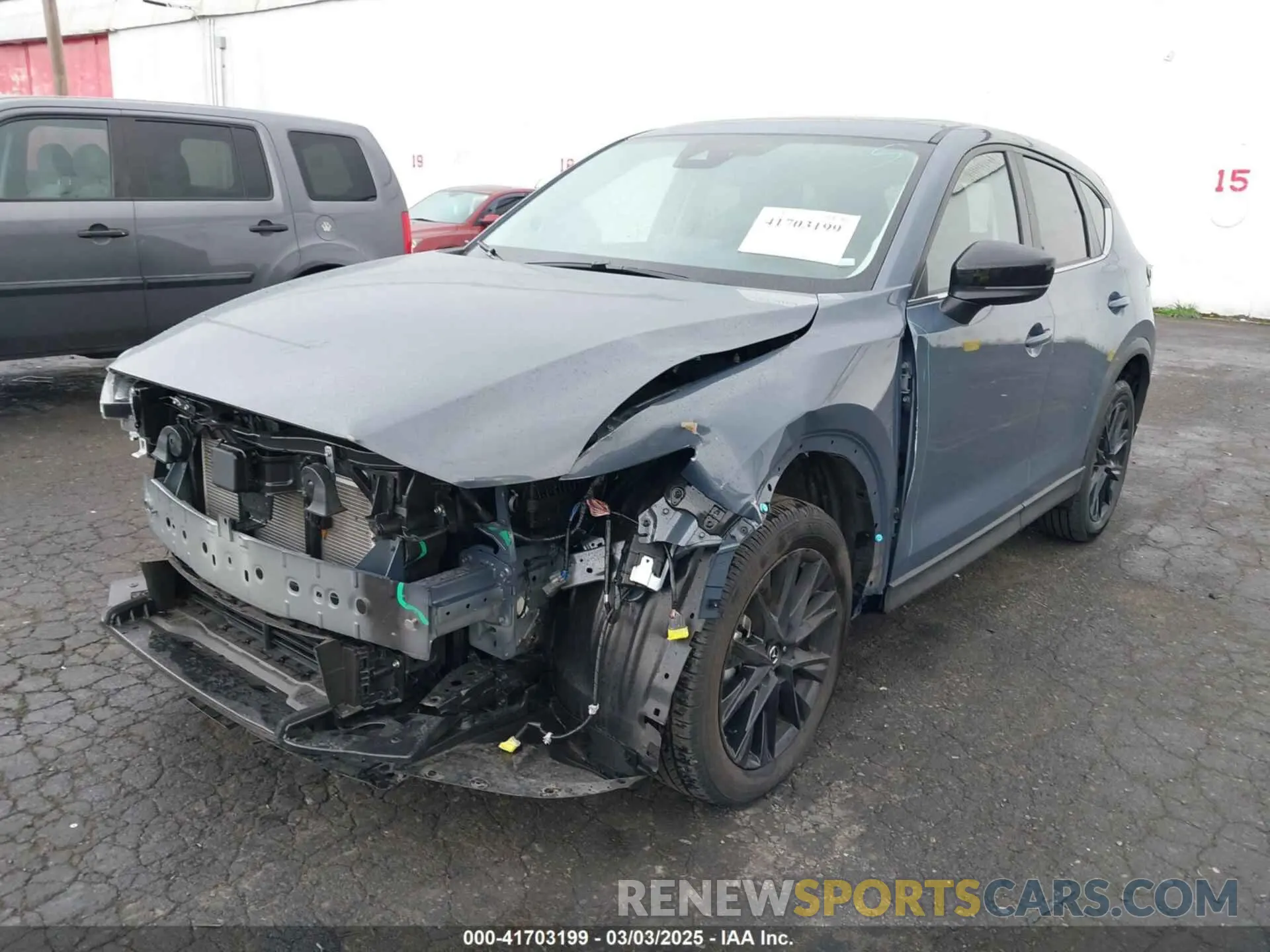 2 fotografías del automóvil dañado JM3KFBCL8R0517110 MAZDA CX-5 2024
