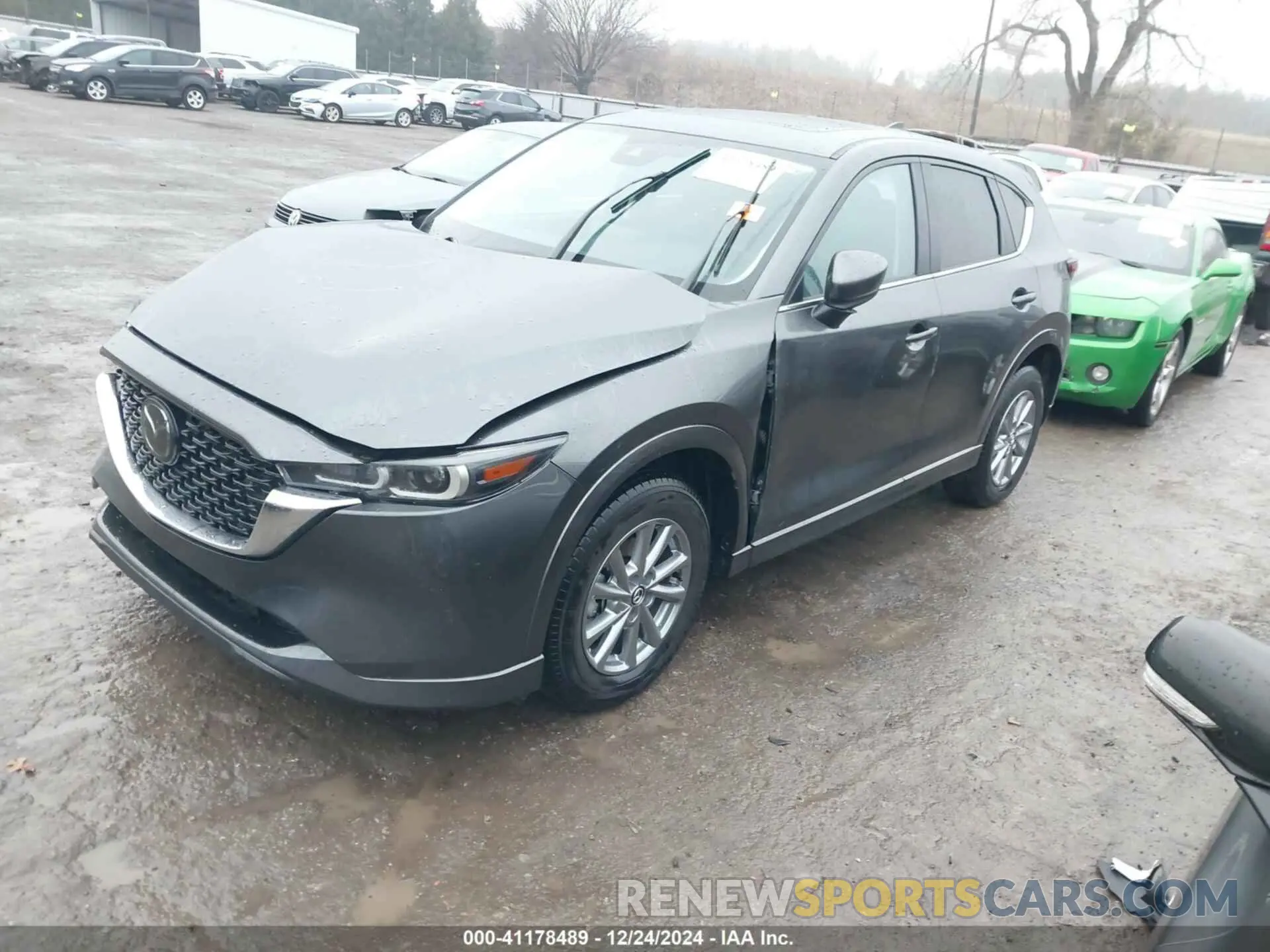 2 fotografías del automóvil dañado JM3KFBCL9R0407134 MAZDA CX-5 2024