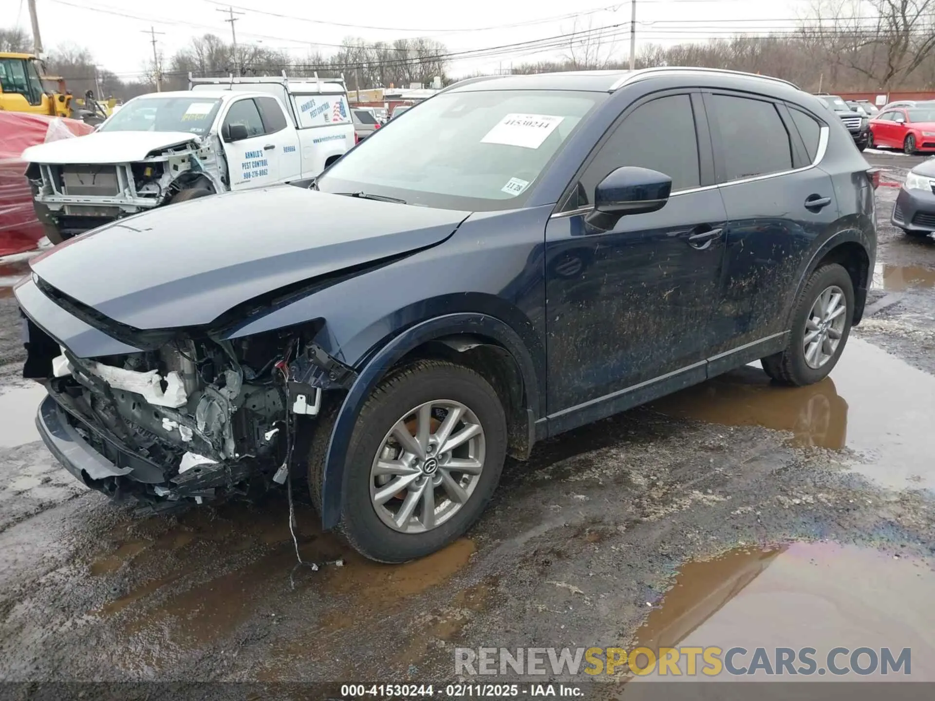 2 fotografías del automóvil dañado JM3KFBCM1R0391844 MAZDA CX-5 2024