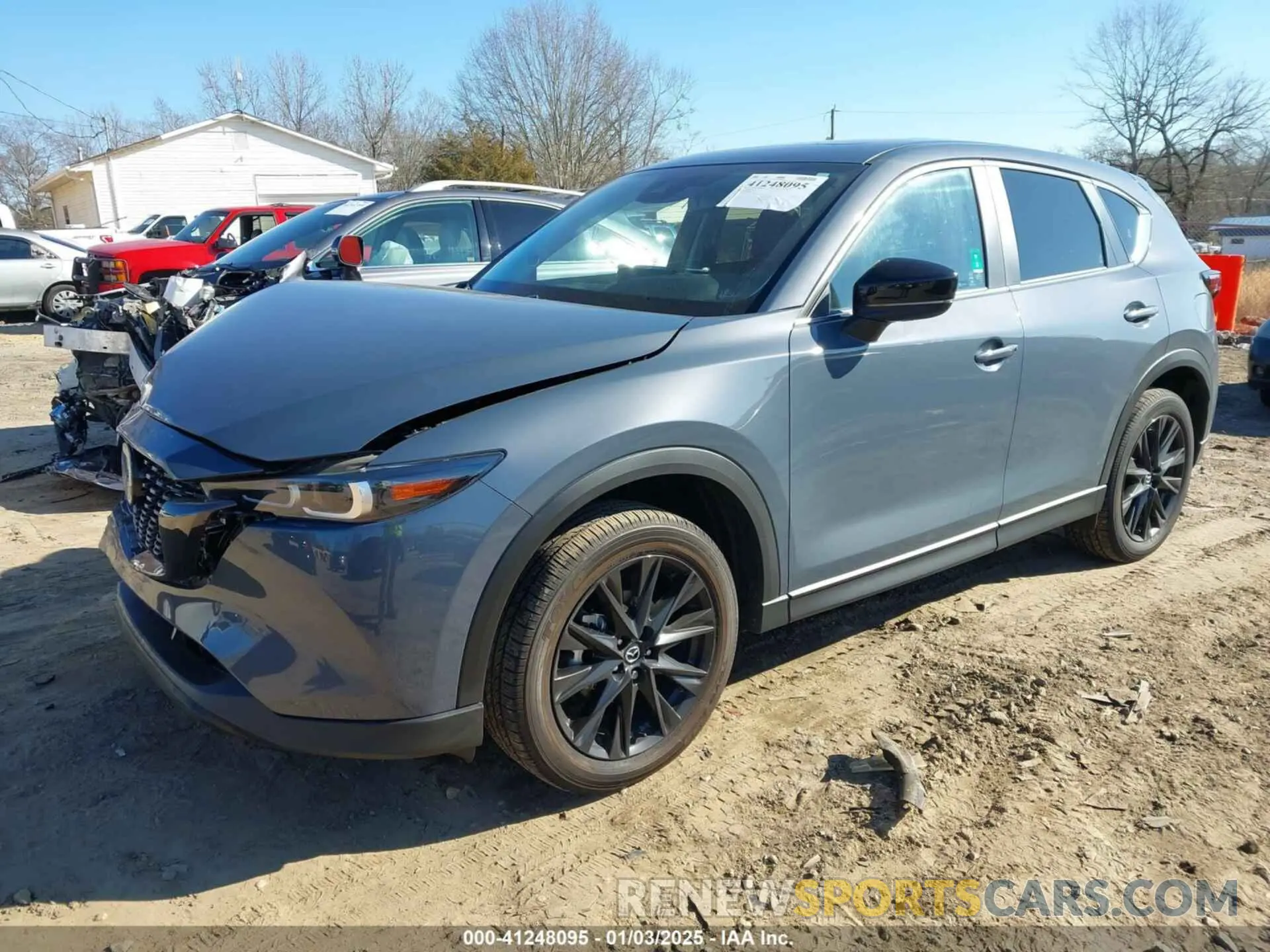 2 fotografías del automóvil dañado JM3KFBCM2R0373269 MAZDA CX-5 2024