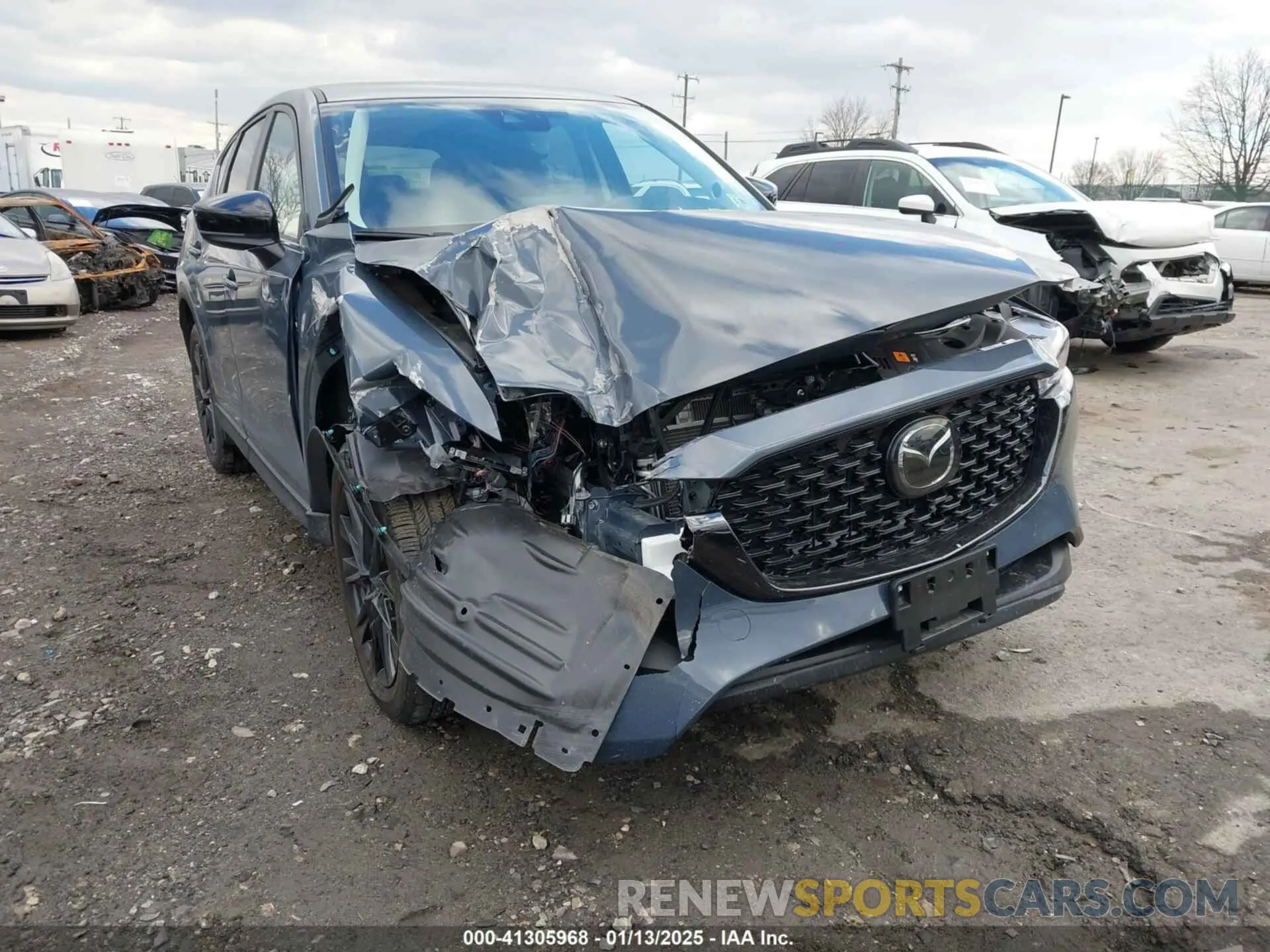 6 fotografías del automóvil dañado JM3KFBCM5R0363366 MAZDA CX-5 2024