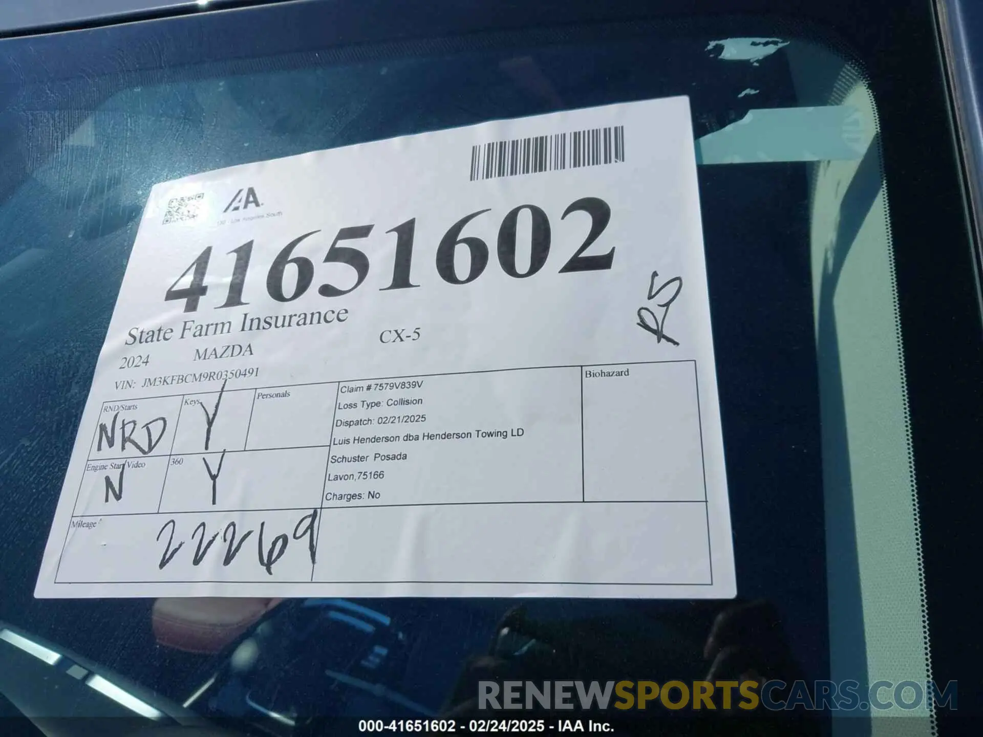 17 fotografías del automóvil dañado JM3KFBCM9R0350491 MAZDA CX-5 2024