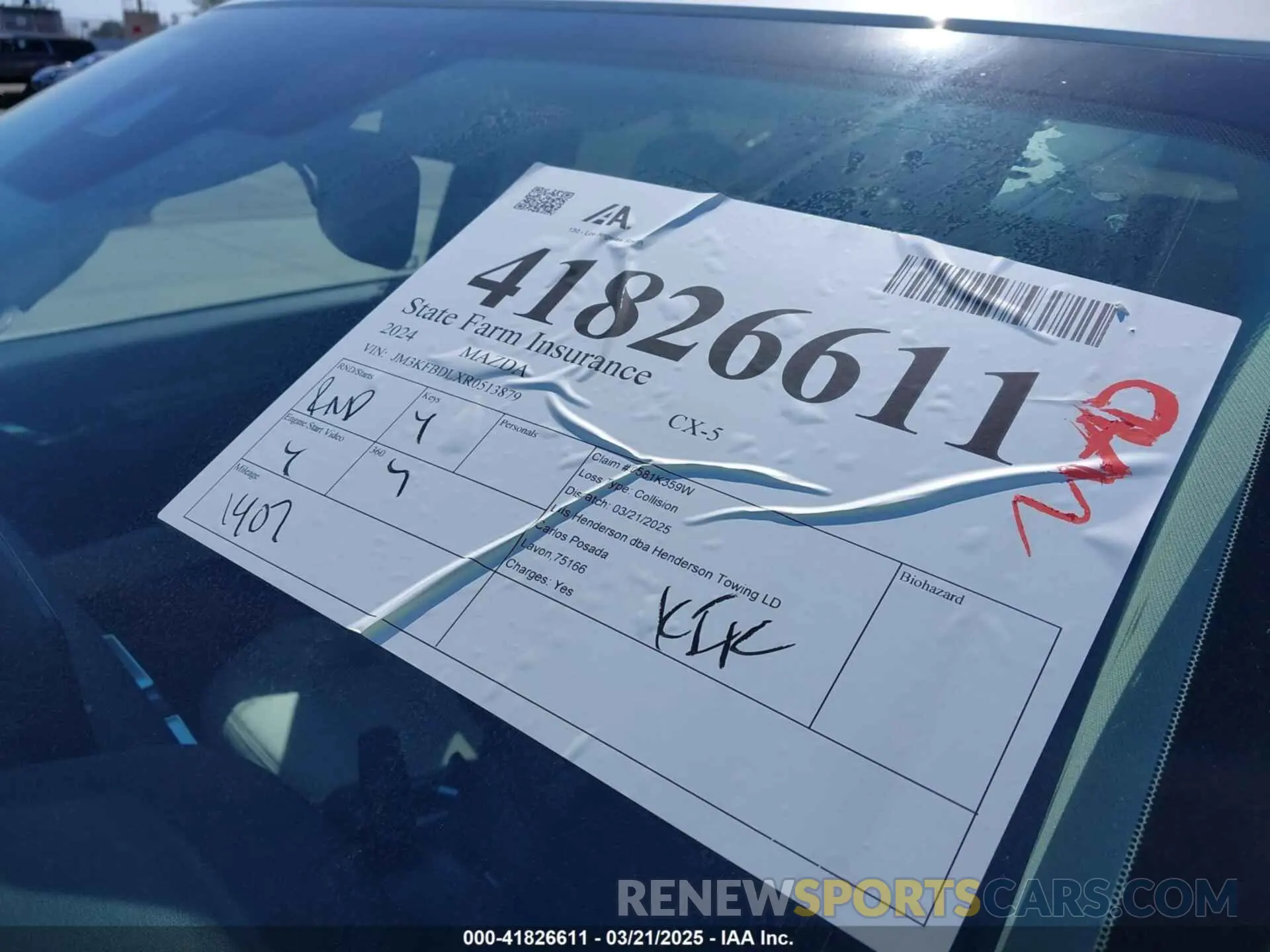 17 fotografías del automóvil dañado JM3KFBDLXR0513879 MAZDA CX-5 2024
