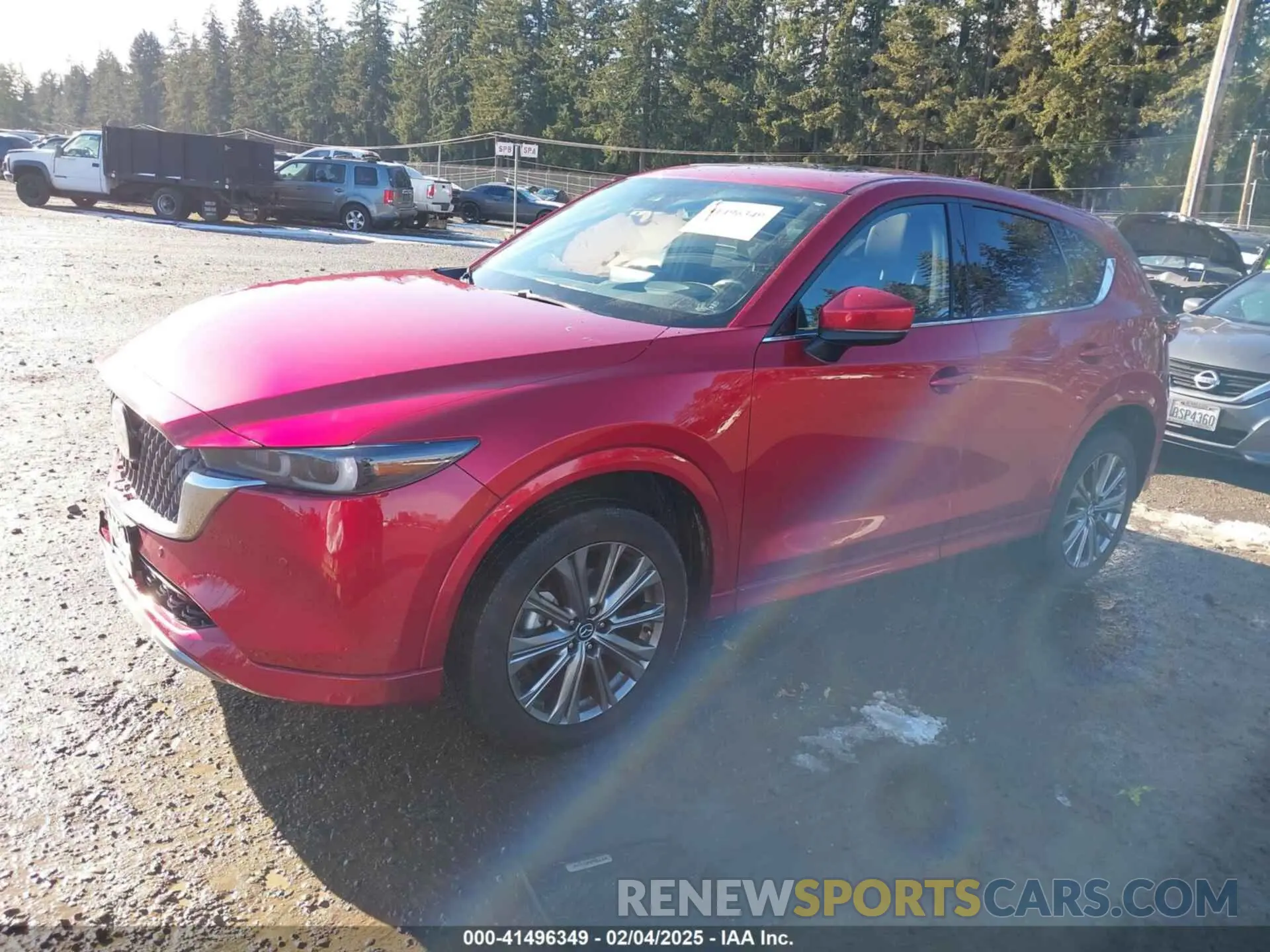 2 fotografías del automóvil dañado JM3KFBXY5R0422722 MAZDA CX-5 2024