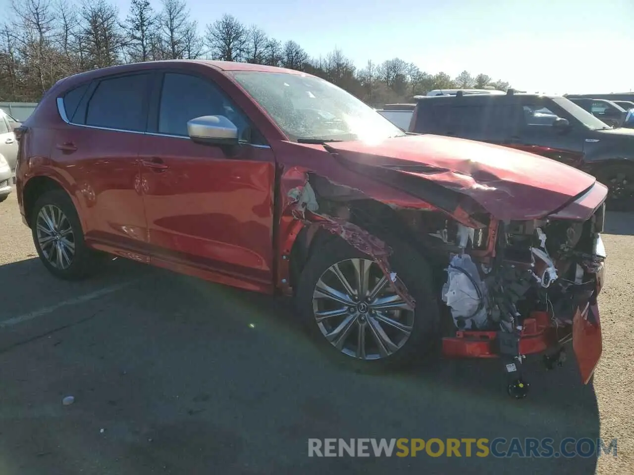 4 fotografías del automóvil dañado JM3KFBXY8R0363391 MAZDA CX-5 2024