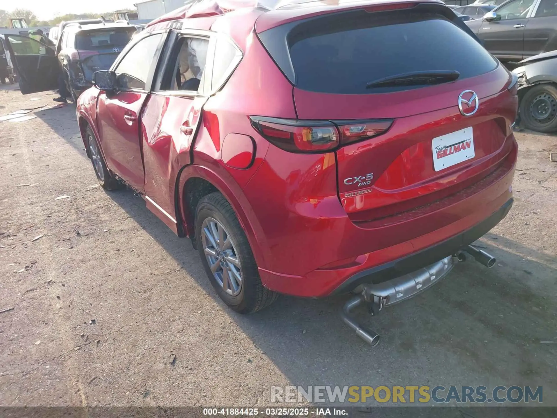 3 fotografías del automóvil dañado JM3KFBBL5S0599479 MAZDA CX-5 2025