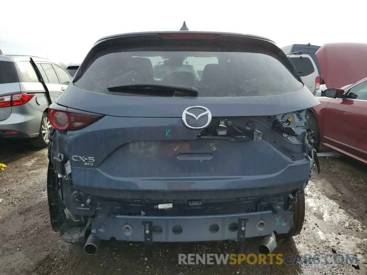 6 fotografías del automóvil dañado JM3KFBCY4M0467553 MAZDA CX-5 CARBO 2021