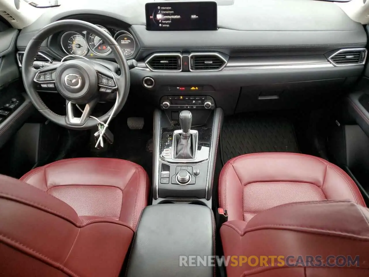 8 fotografías del automóvil dañado JM3KFBCY7M0388412 MAZDA CX-5 CARBO 2021